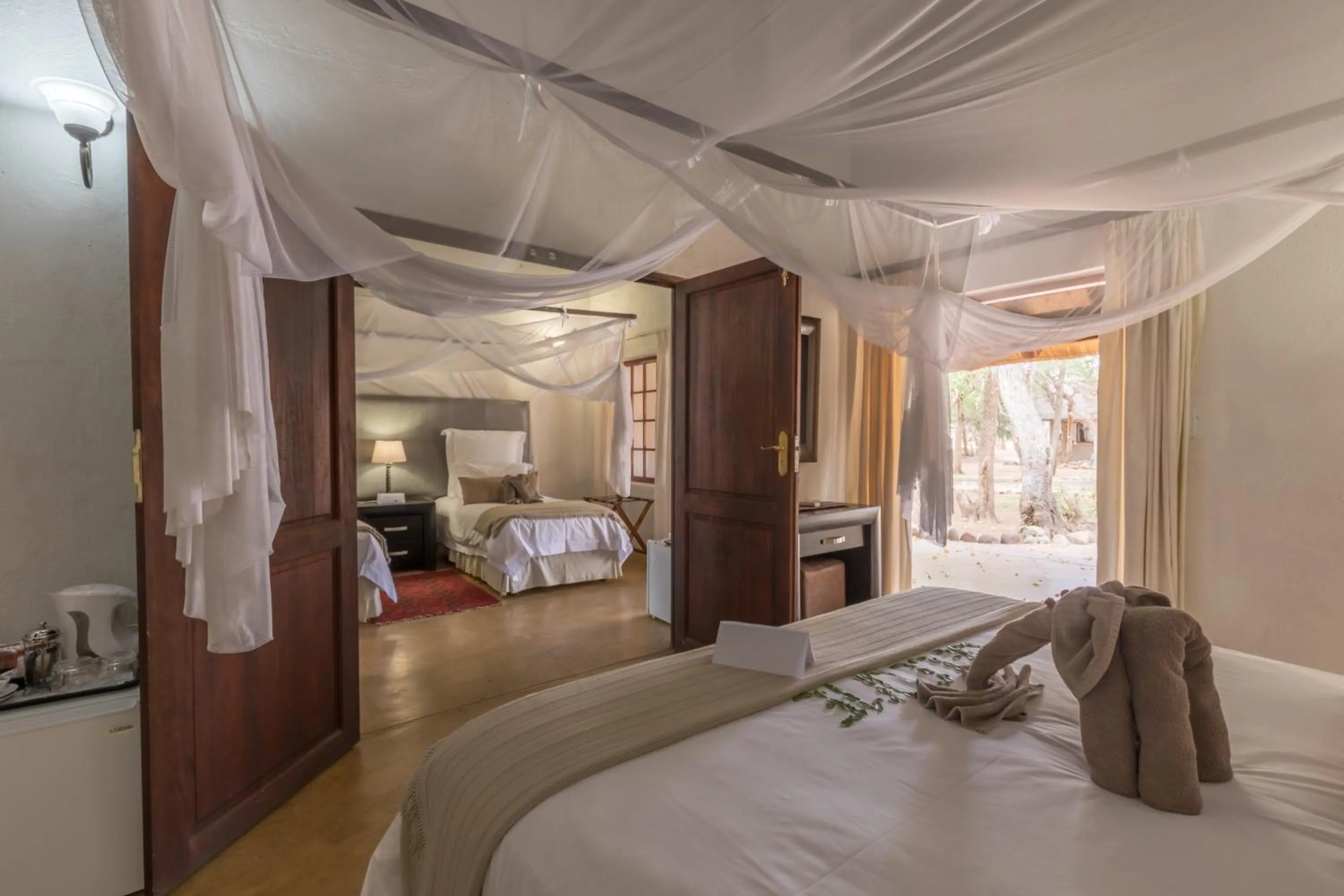 Bed in Karongwe- Shiduli Safari Lodge