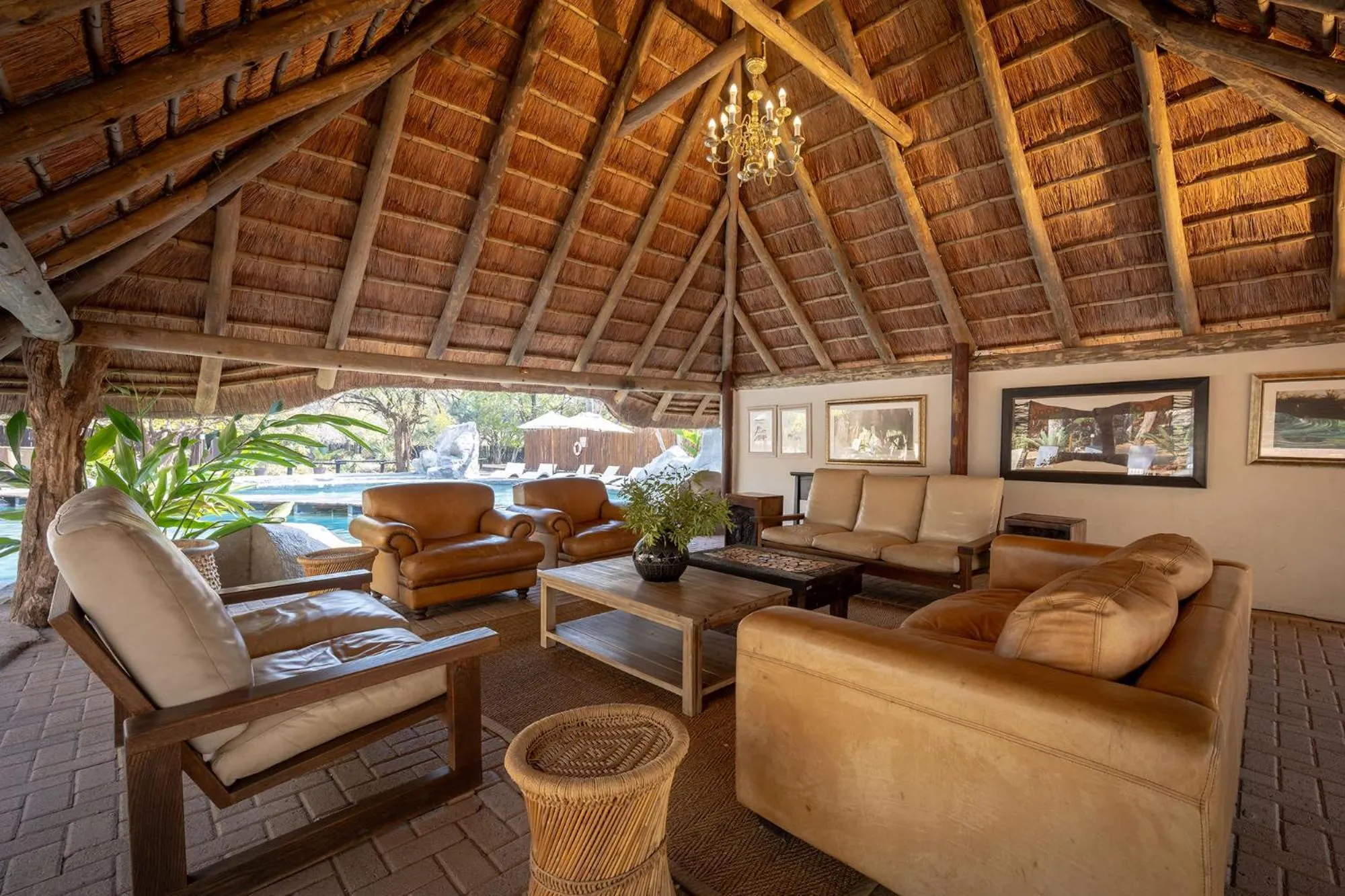 Seating area in Karongwe- Shiduli Safari Lodge