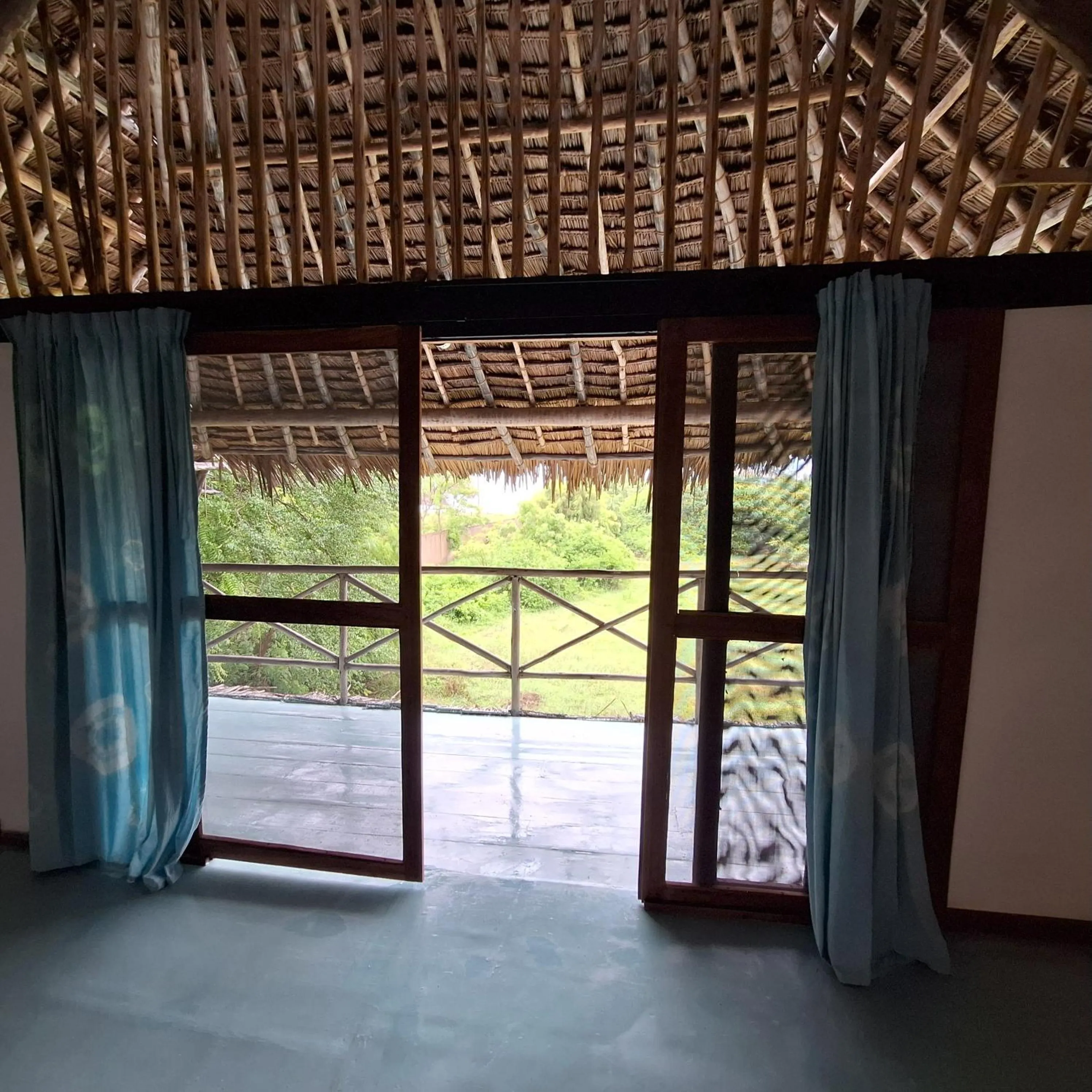 Balcony/Terrace in Kipepeo Beach and Village
