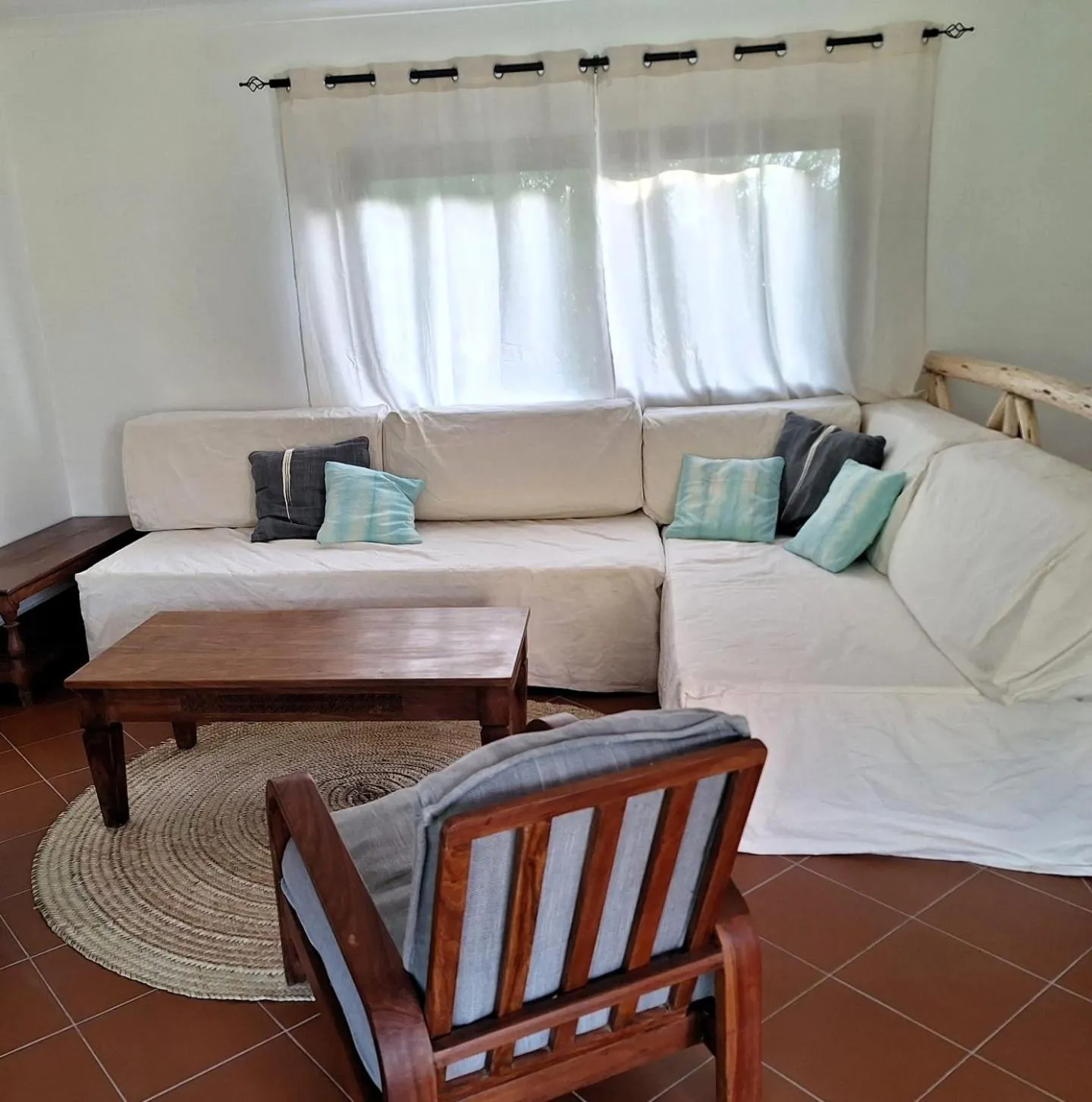 Living room in Kipepeo Beach and Village