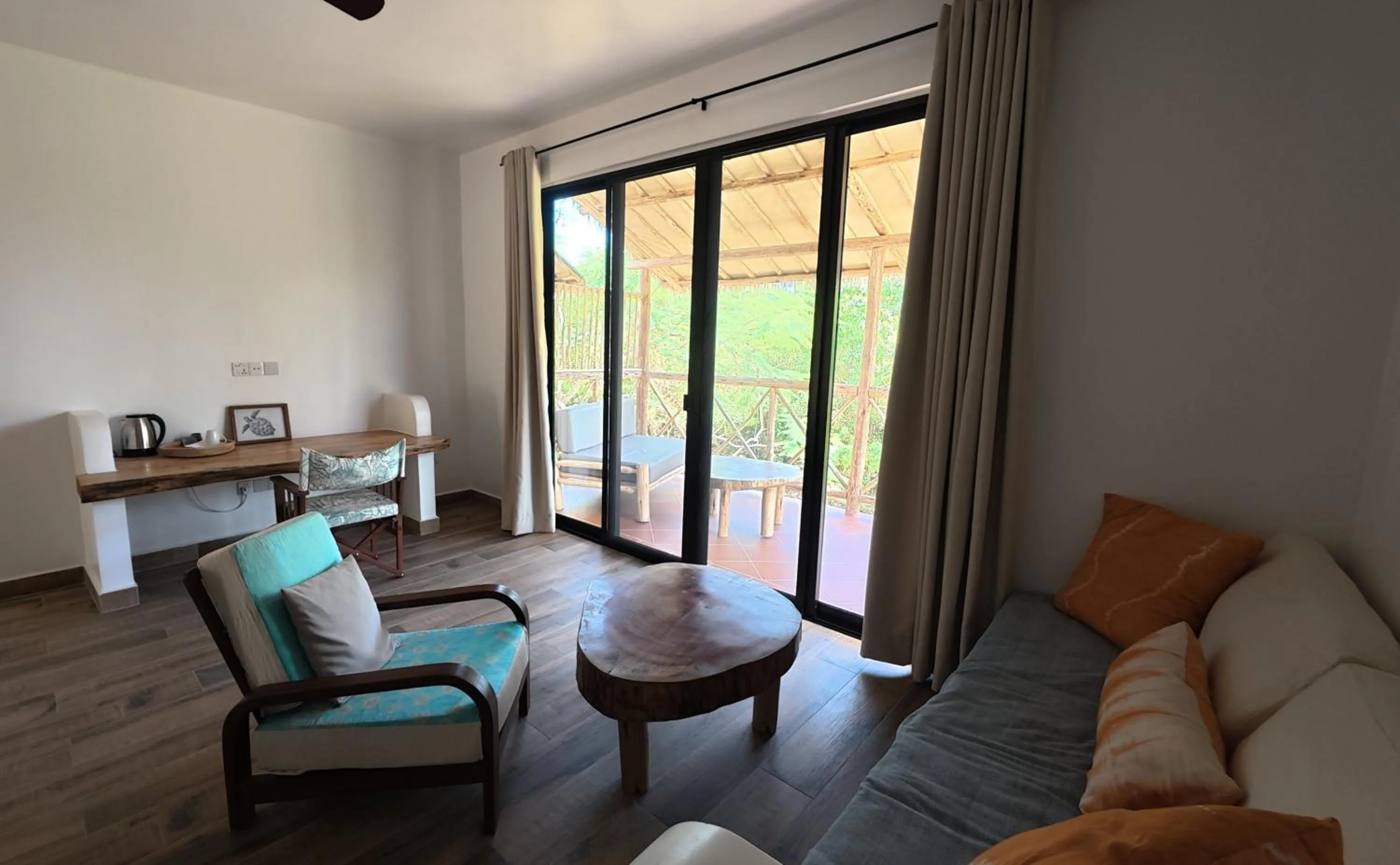 Living room in Kipepeo Beach and Village