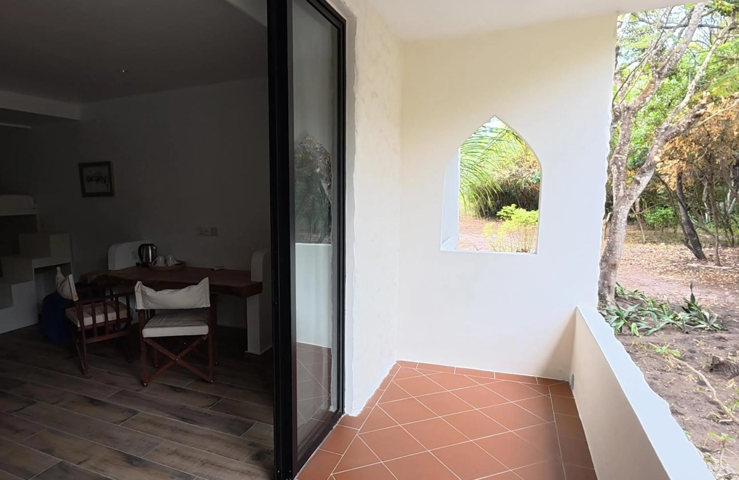 Balcony/Terrace in Kipepeo Beach and Village