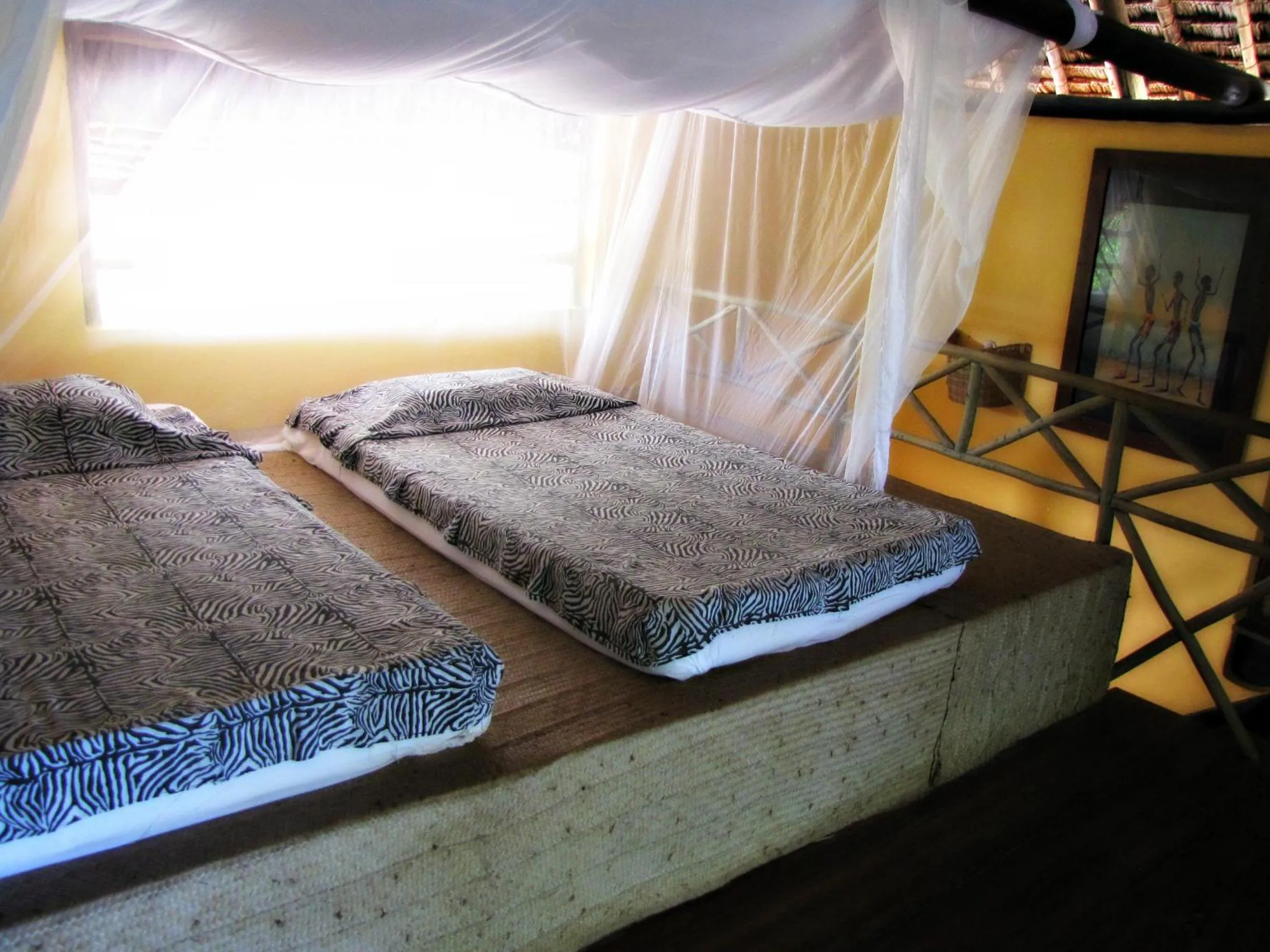 Bed in Kipepeo Beach and Village