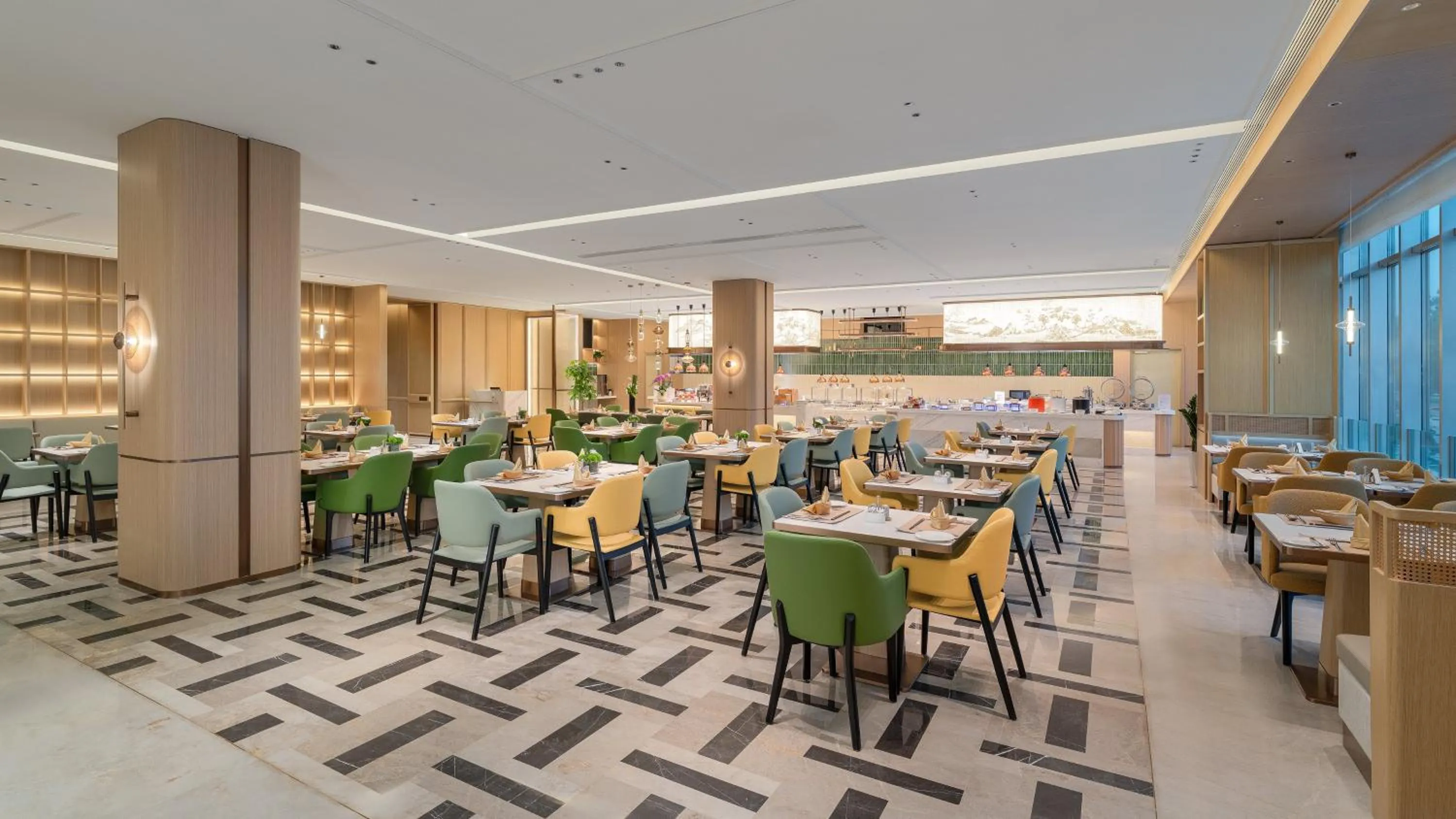 Restaurant/places to eat in Holiday Inn Jinan Thousand Buddha Mountain by IHG