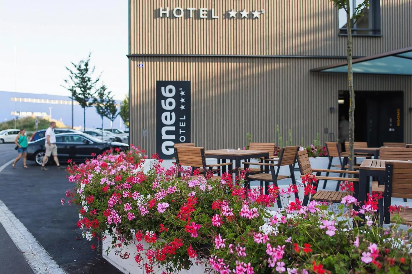 Balcony/Terrace in Hotel one66 (free parking garage)