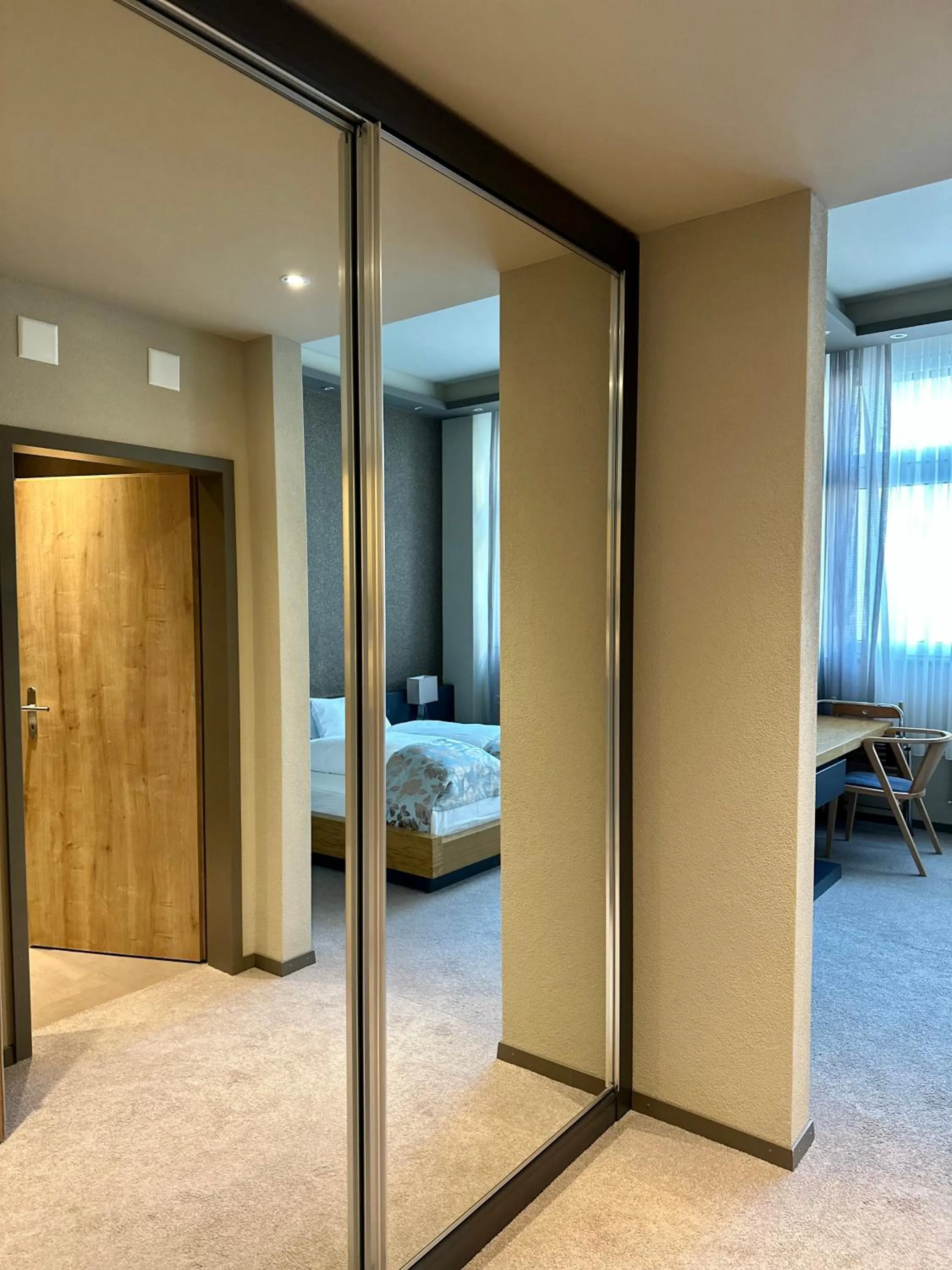 Bed in Plaza Hotel Winterthur