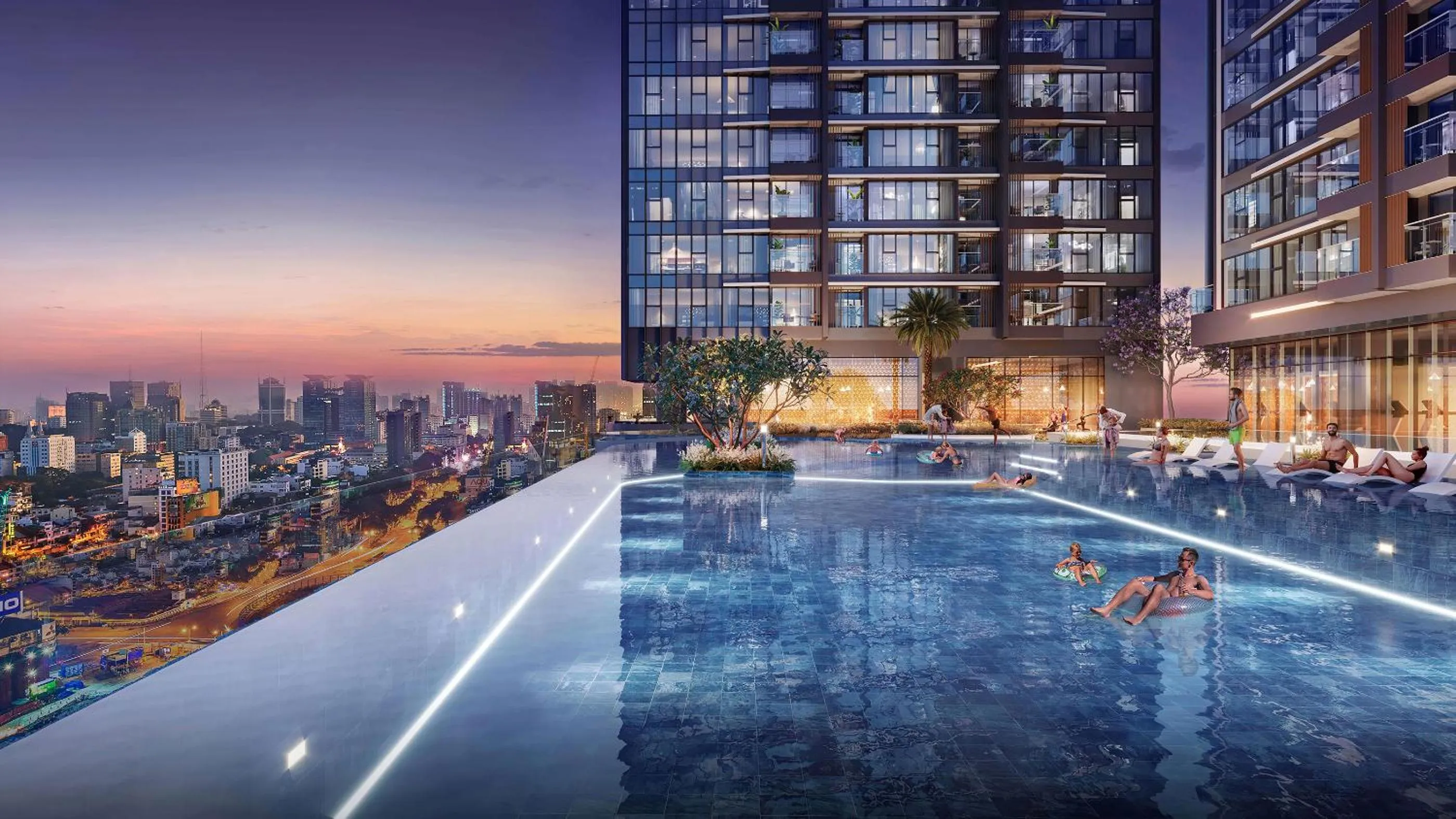 Swimming pool in Lancaster Legacy Hotel & Apartments