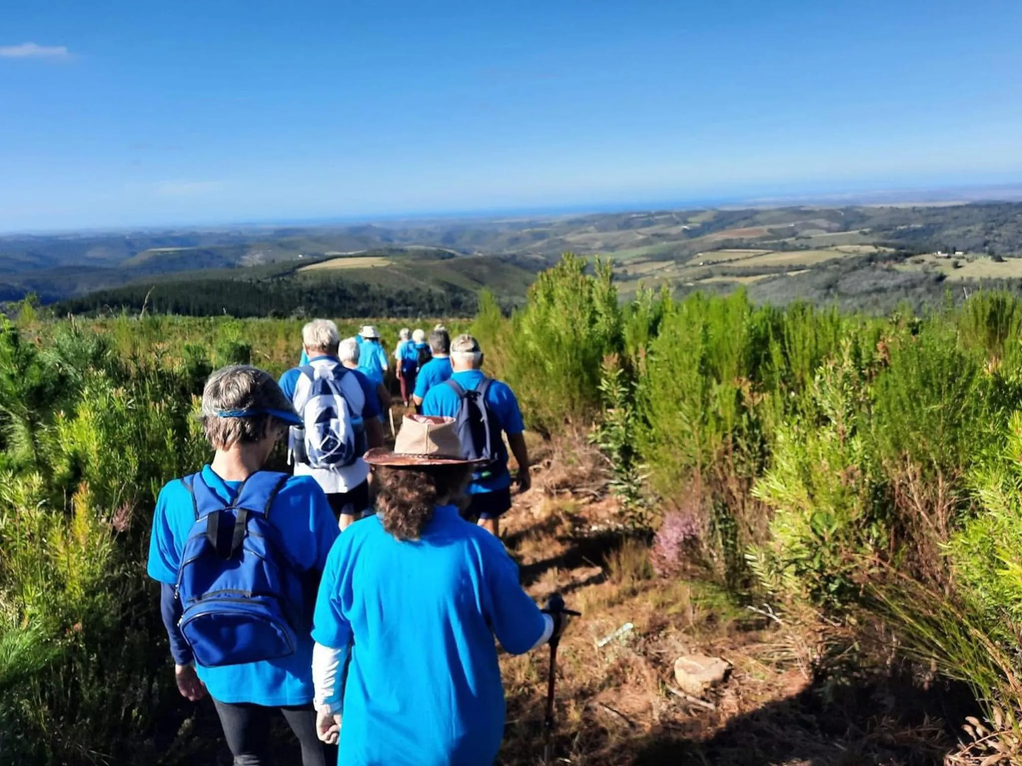 People in Eight Bells Mountain Inn