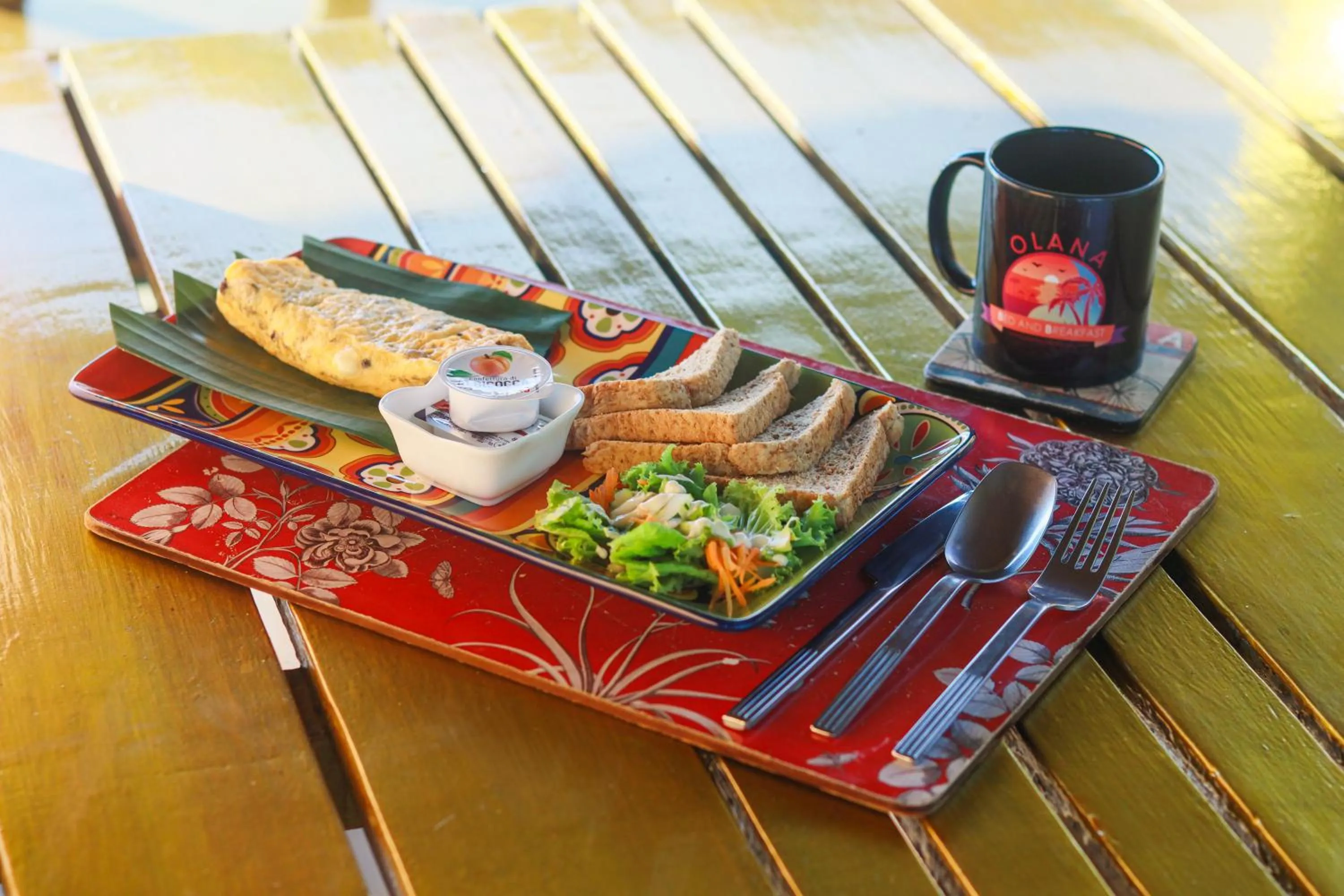 Food close-up in Olana Bed and Breakfast