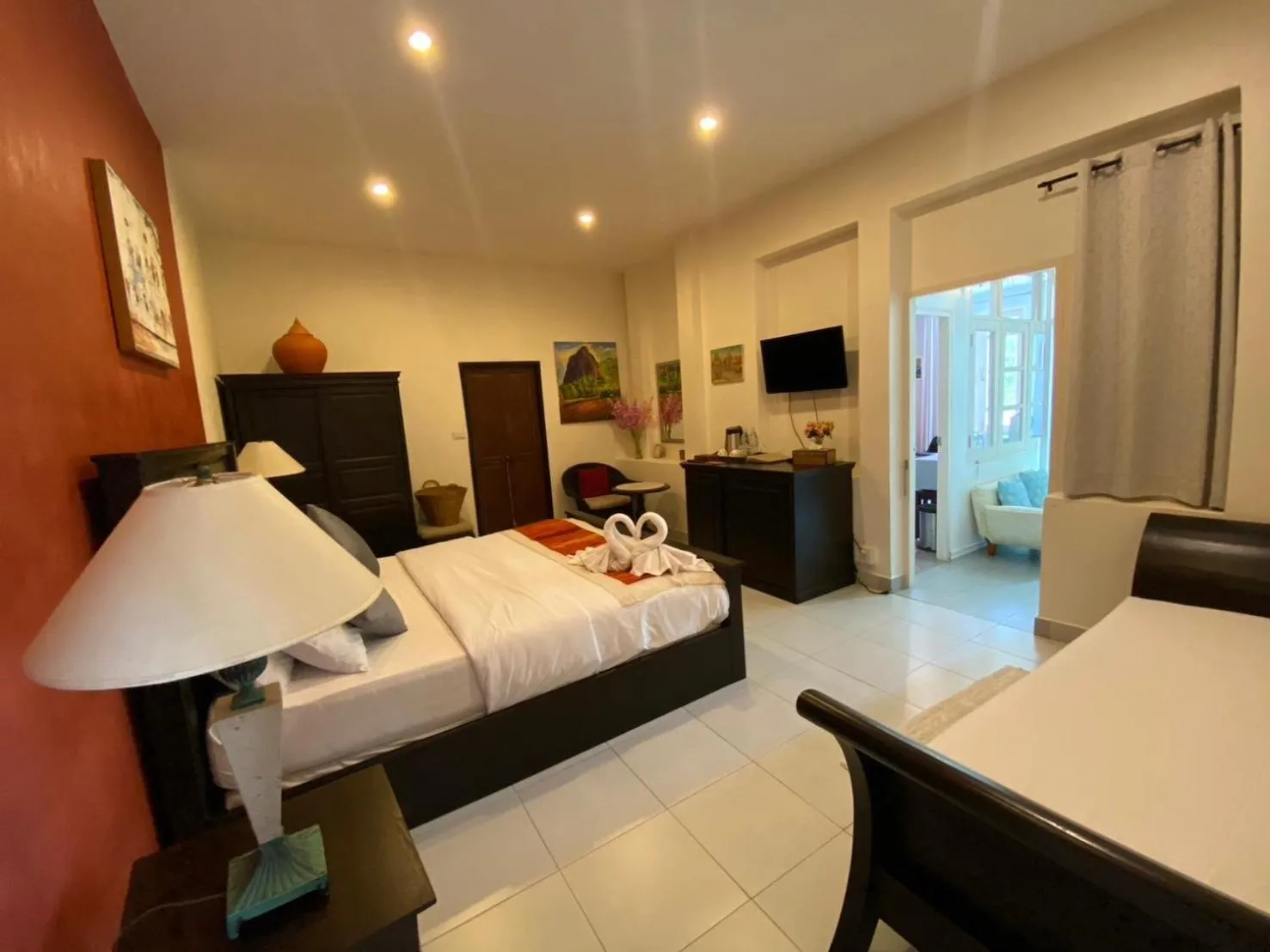 Bed in The Journey House Lifestyle Boutique Hotel