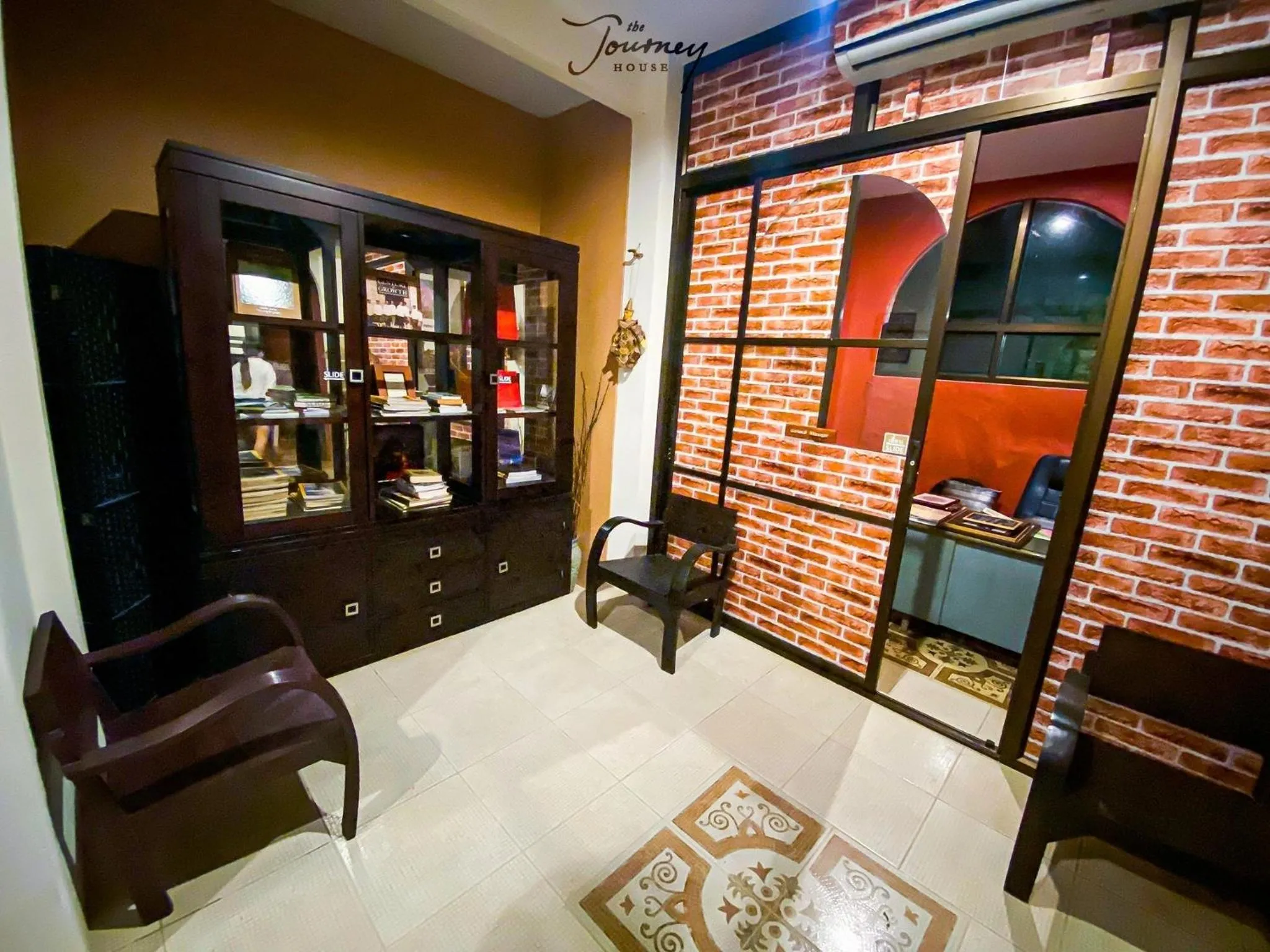 Library in The Journey House Lifestyle Boutique Hotel