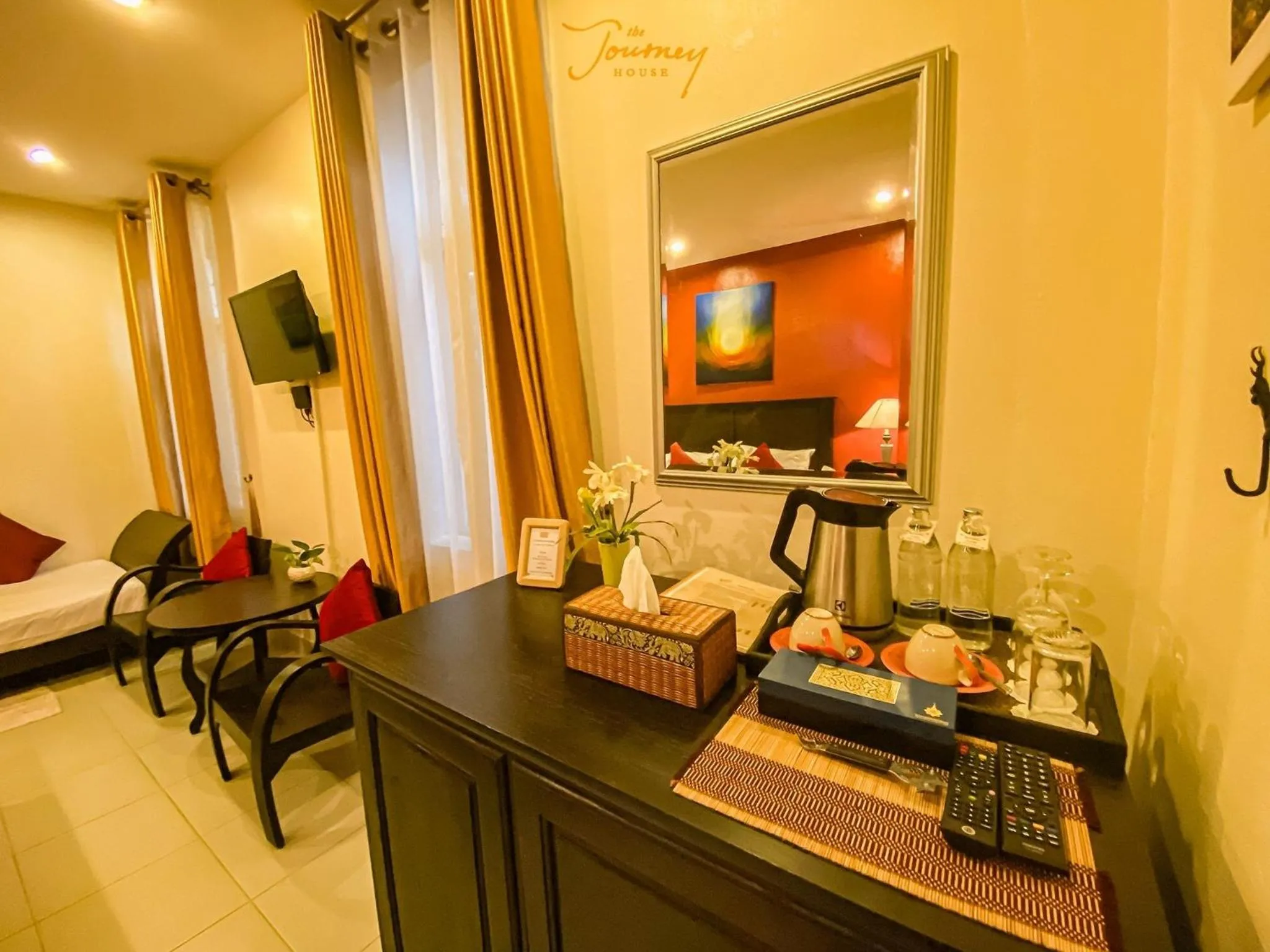 TV and multimedia in The Journey House Lifestyle Boutique Hotel