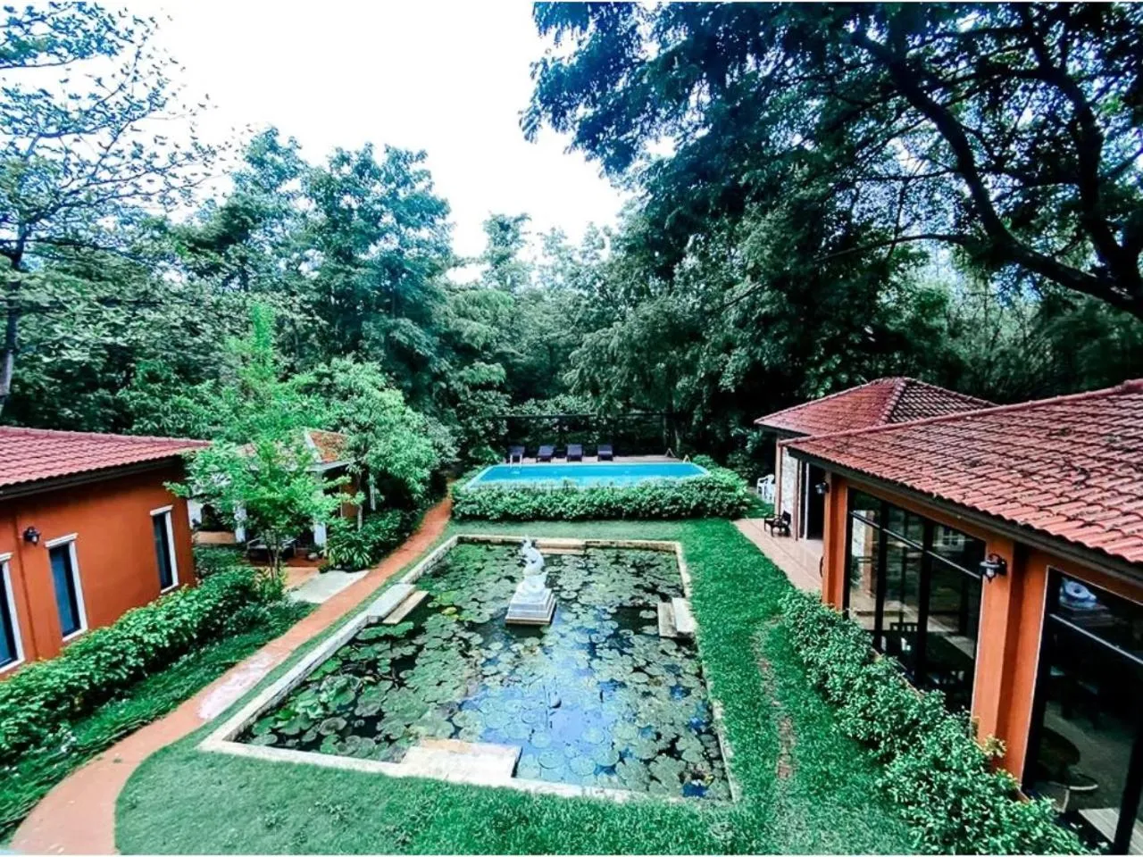 Garden view in The Journey House Lifestyle Boutique Hotel