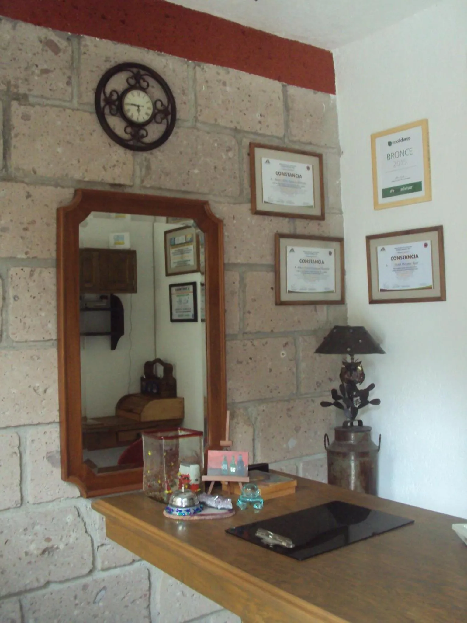 Lobby or reception in Hotel Mirador Real