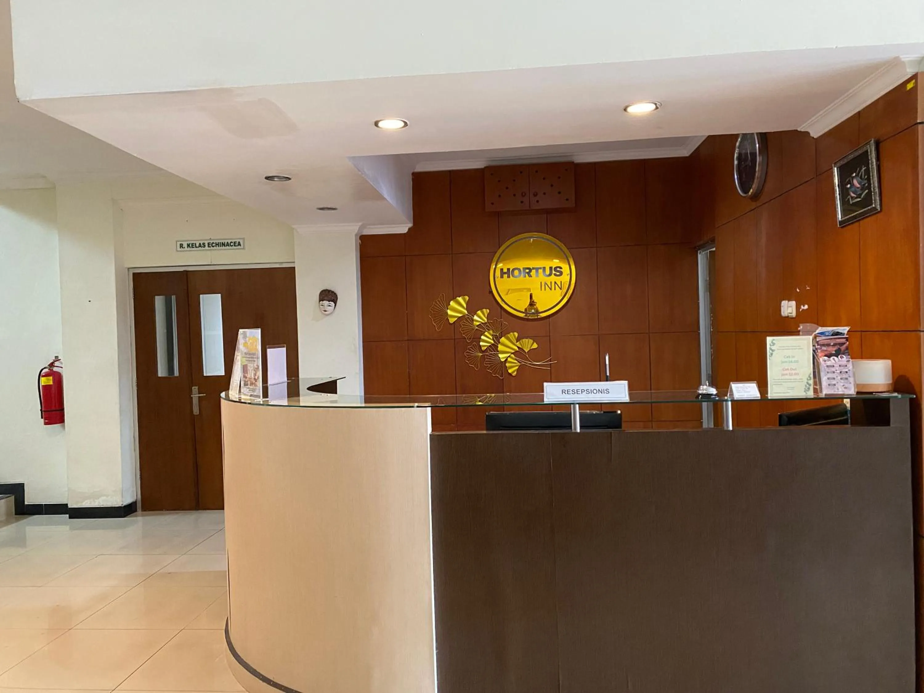 Lobby or reception in Hortus Inn