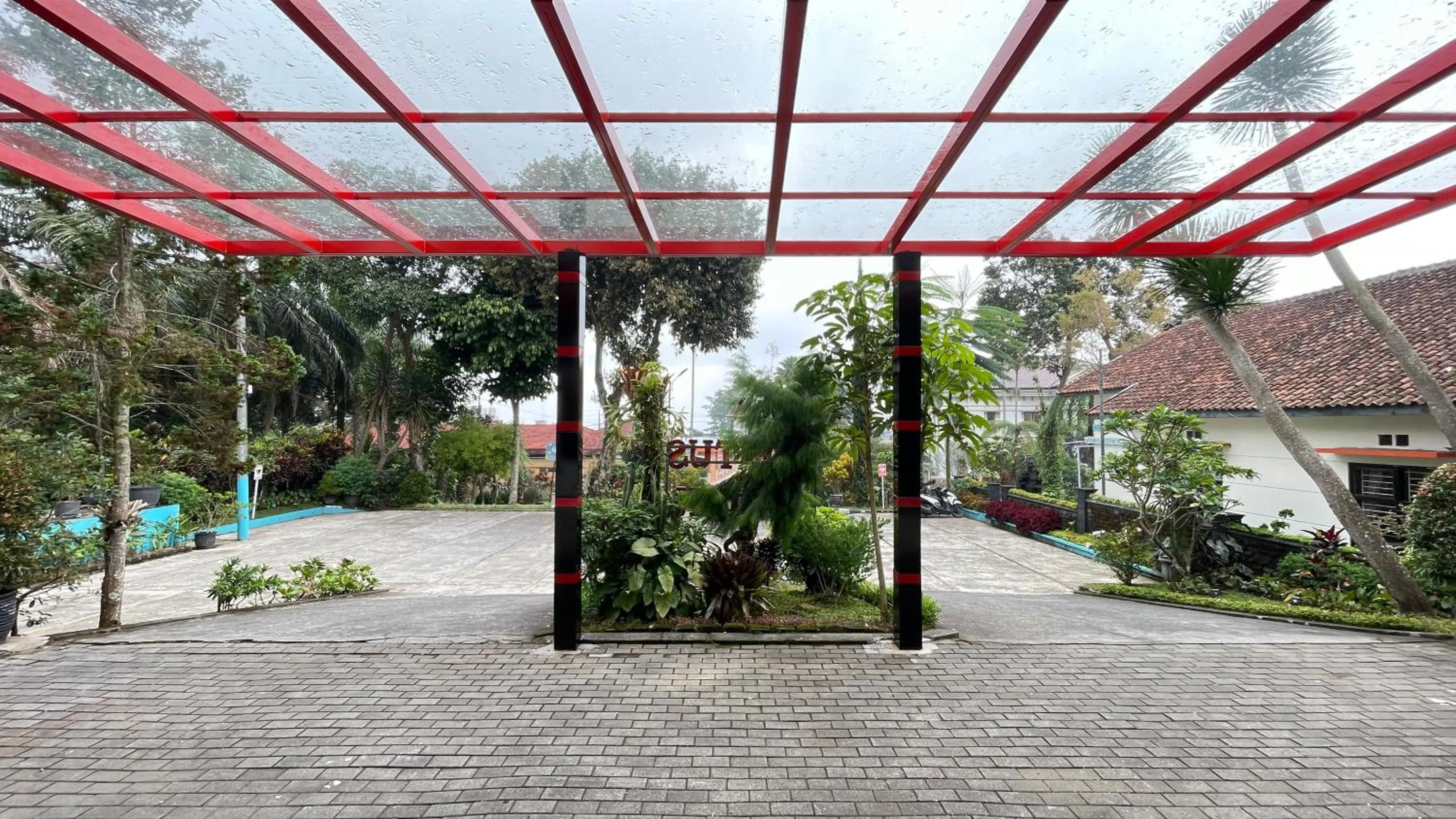 Garden view in Hortus Inn