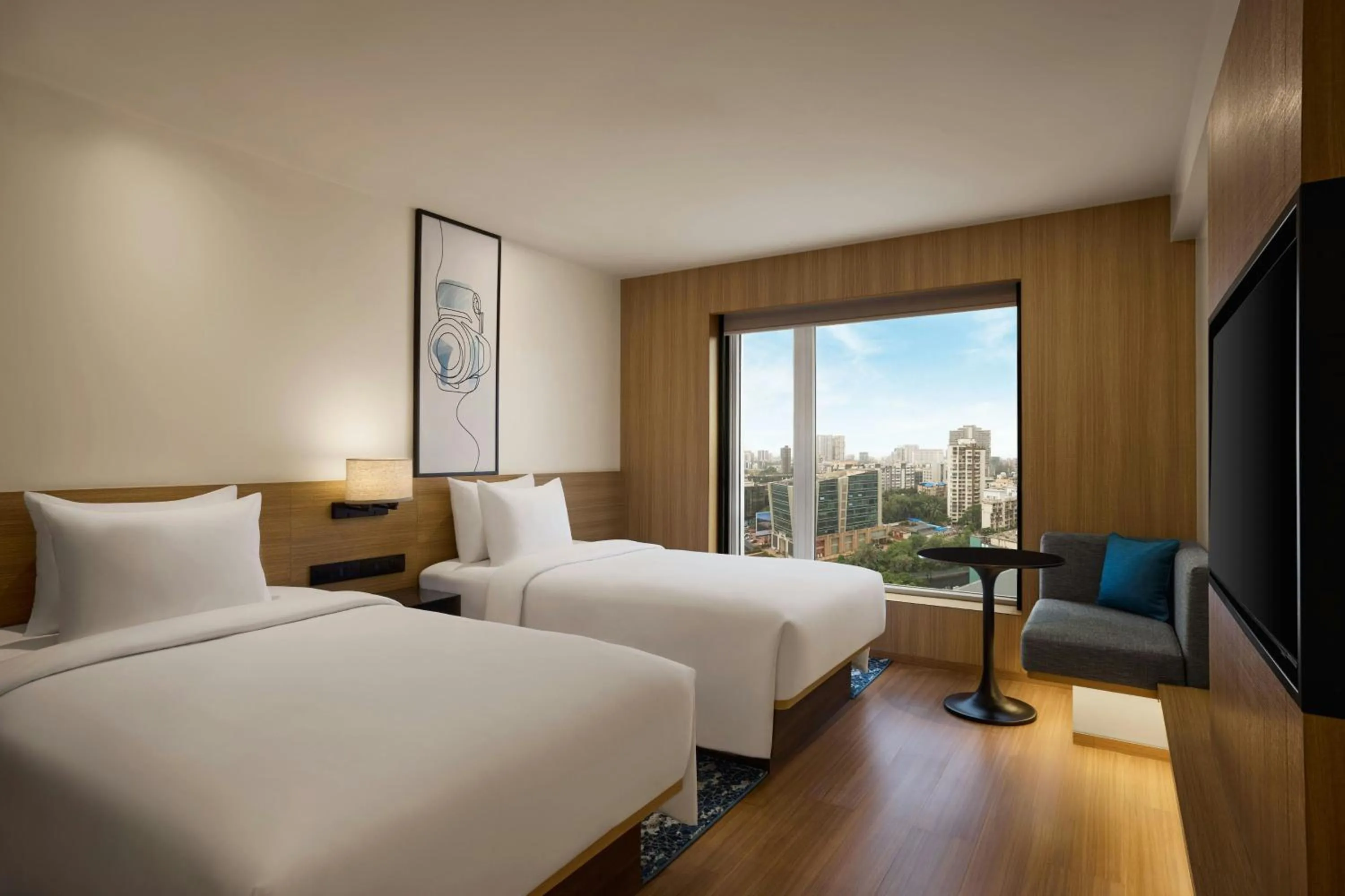 Photo of the whole room, Bed in Fairfield by Marriott Mumbai Andheri West