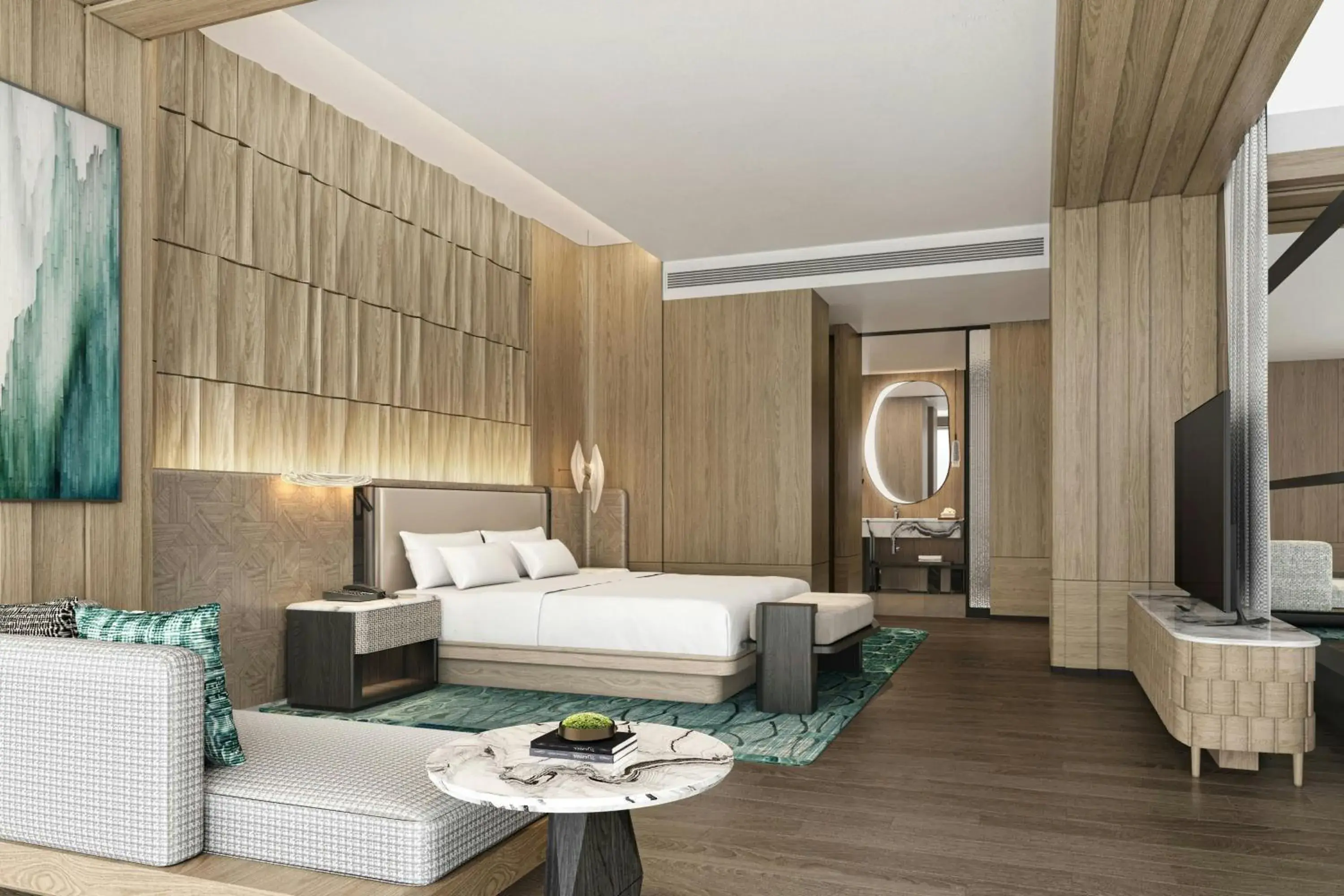 Deluxe River View Suite in The Westin Yichang Deluxe River View Suite in The Westin Yichang