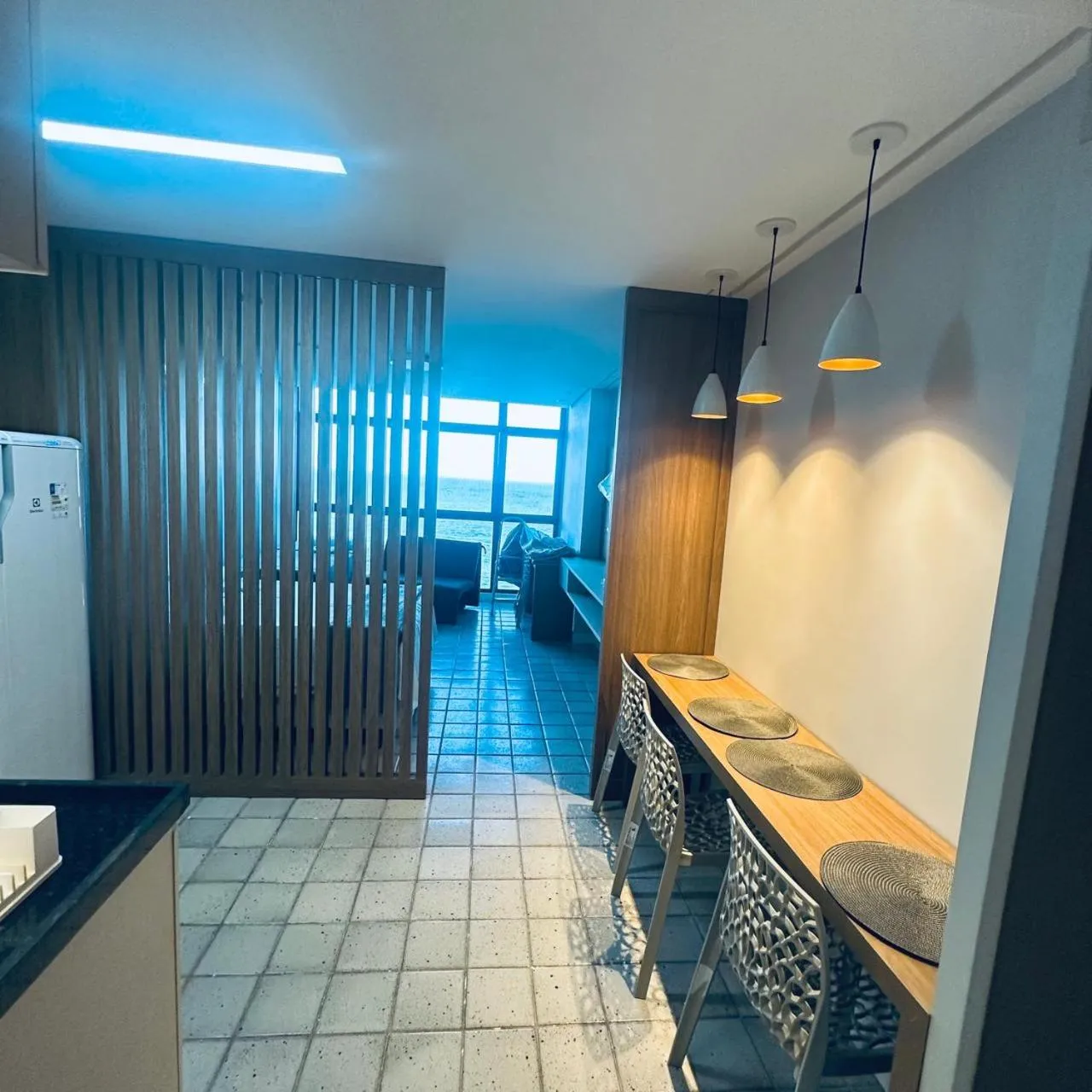 Dining area in FLAT PRAIA DE PIEDADE - Região de Recife - Vista pro MAR