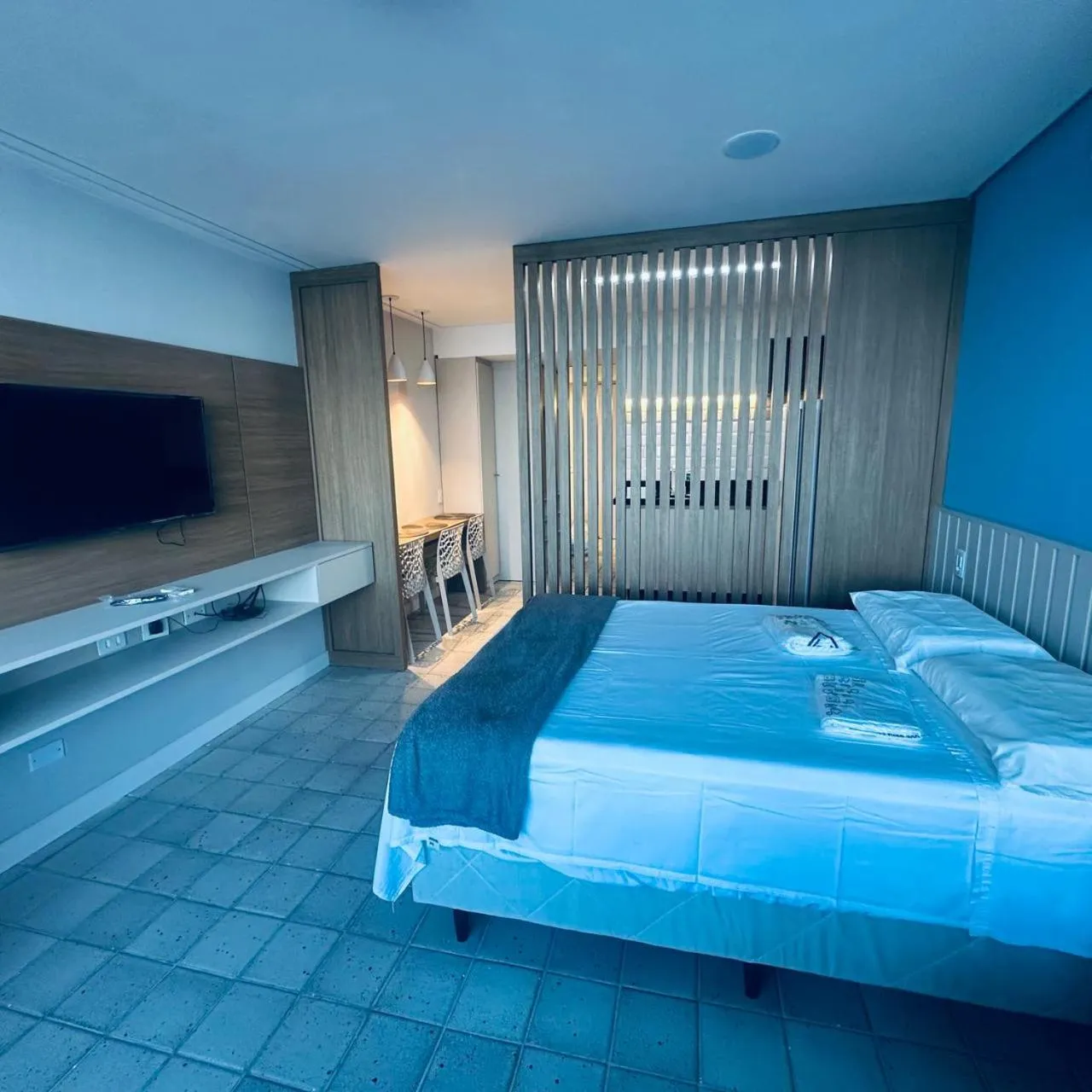 Bed in FLAT PRAIA DE PIEDADE - Região de Recife - Vista pro MAR