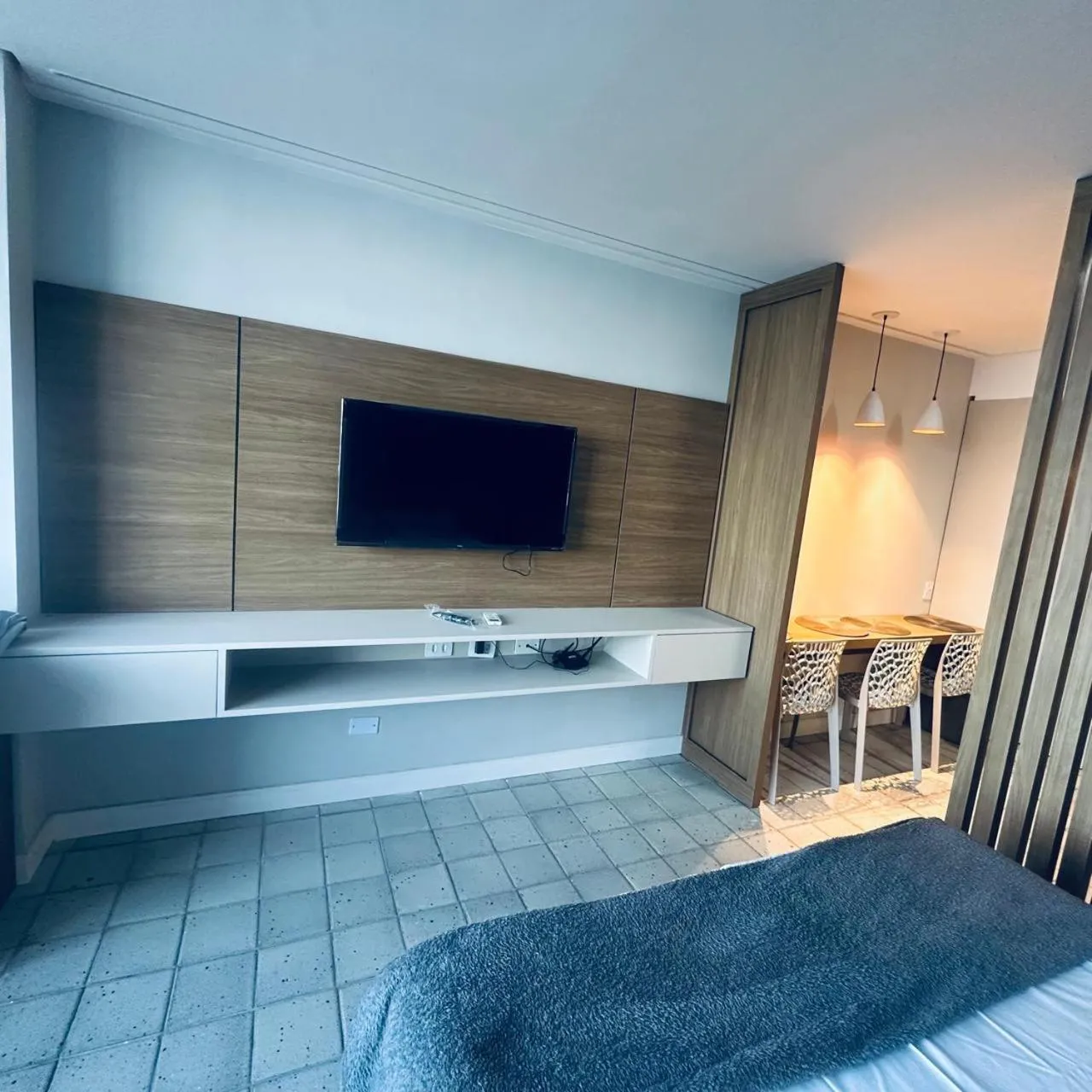 Bed in FLAT PRAIA DE PIEDADE - Região de Recife - Vista pro MAR