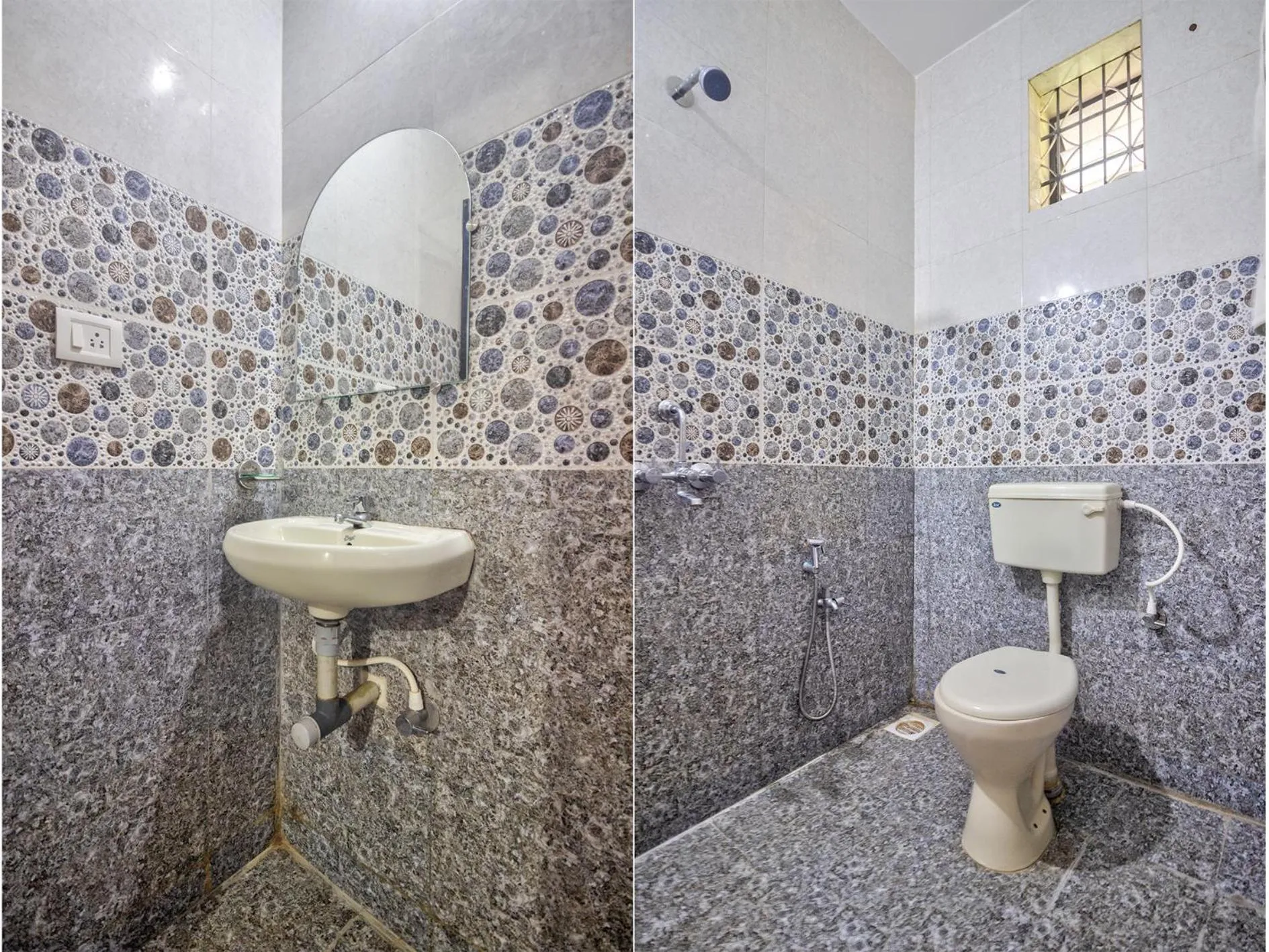 Bathroom in Hotel Calangute bay