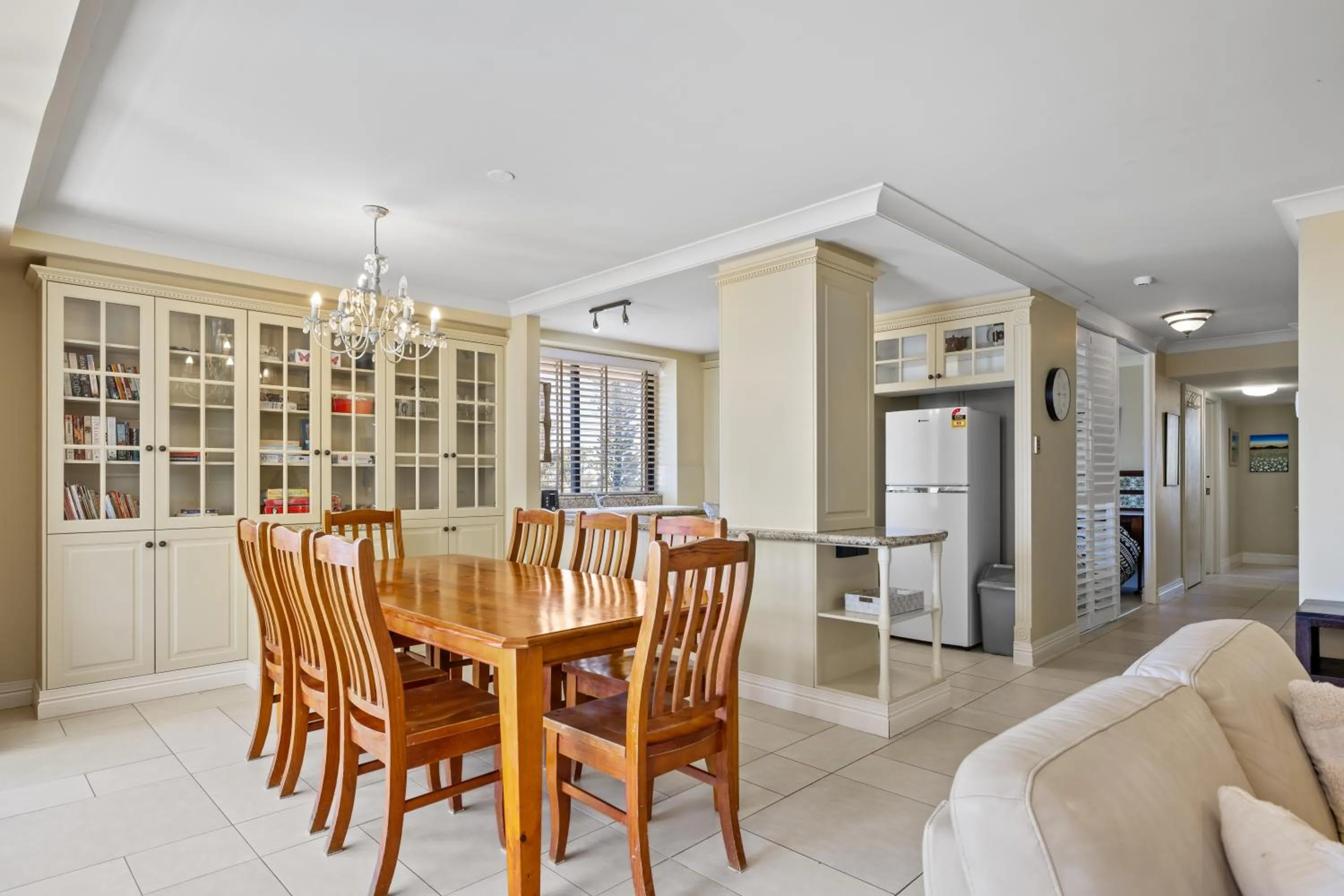 Dining area in Burgess @ Kings Beach Apartments