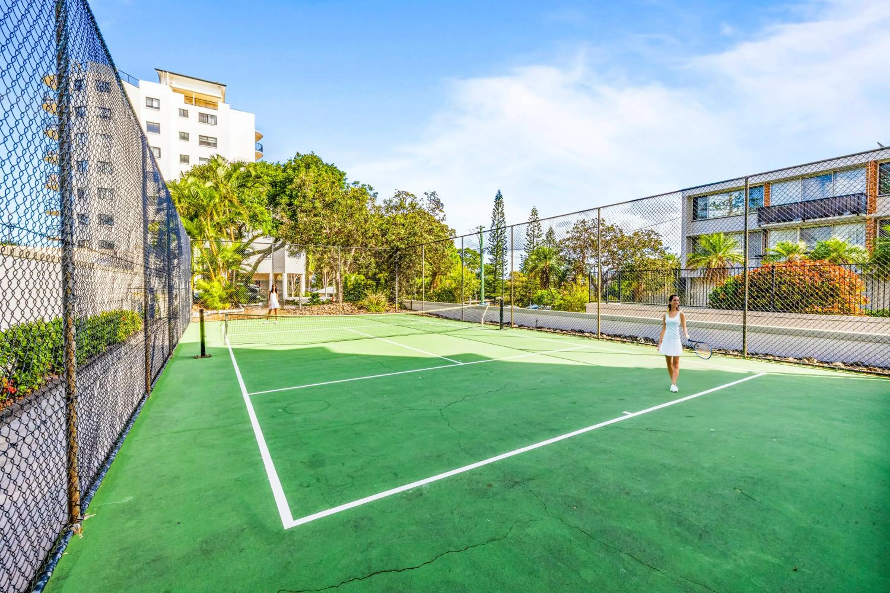 Tennis court in Burgess @ Kings Beach Apartments