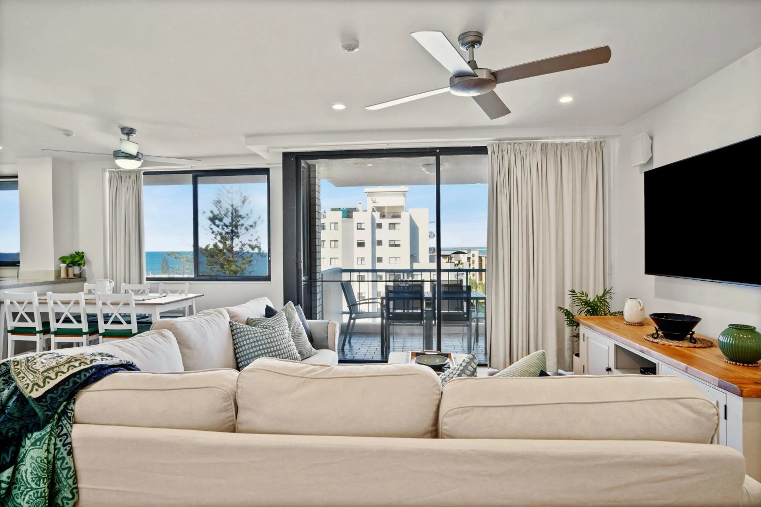 Living room in Burgess @ Kings Beach Apartments