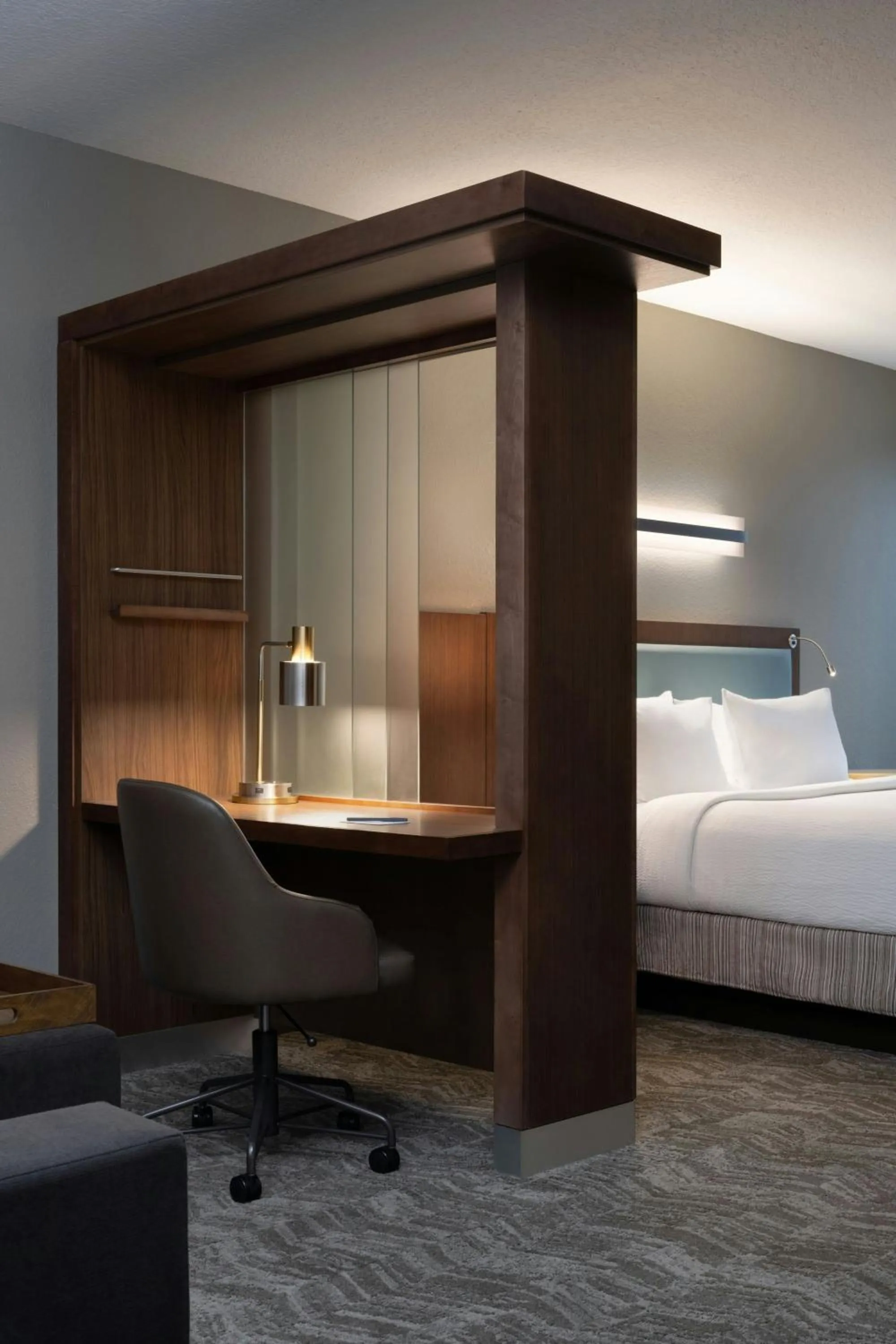 Bedroom, Bed in SpringHill Suites by Marriott Orlando at FLAMINGO CROSSINGS Town Center-Western Entrance