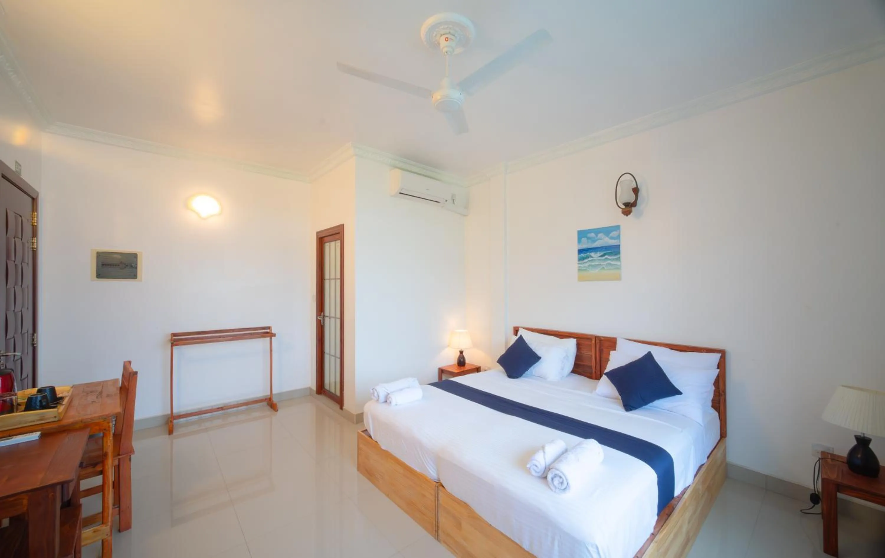 Bed in Biosphere Inn