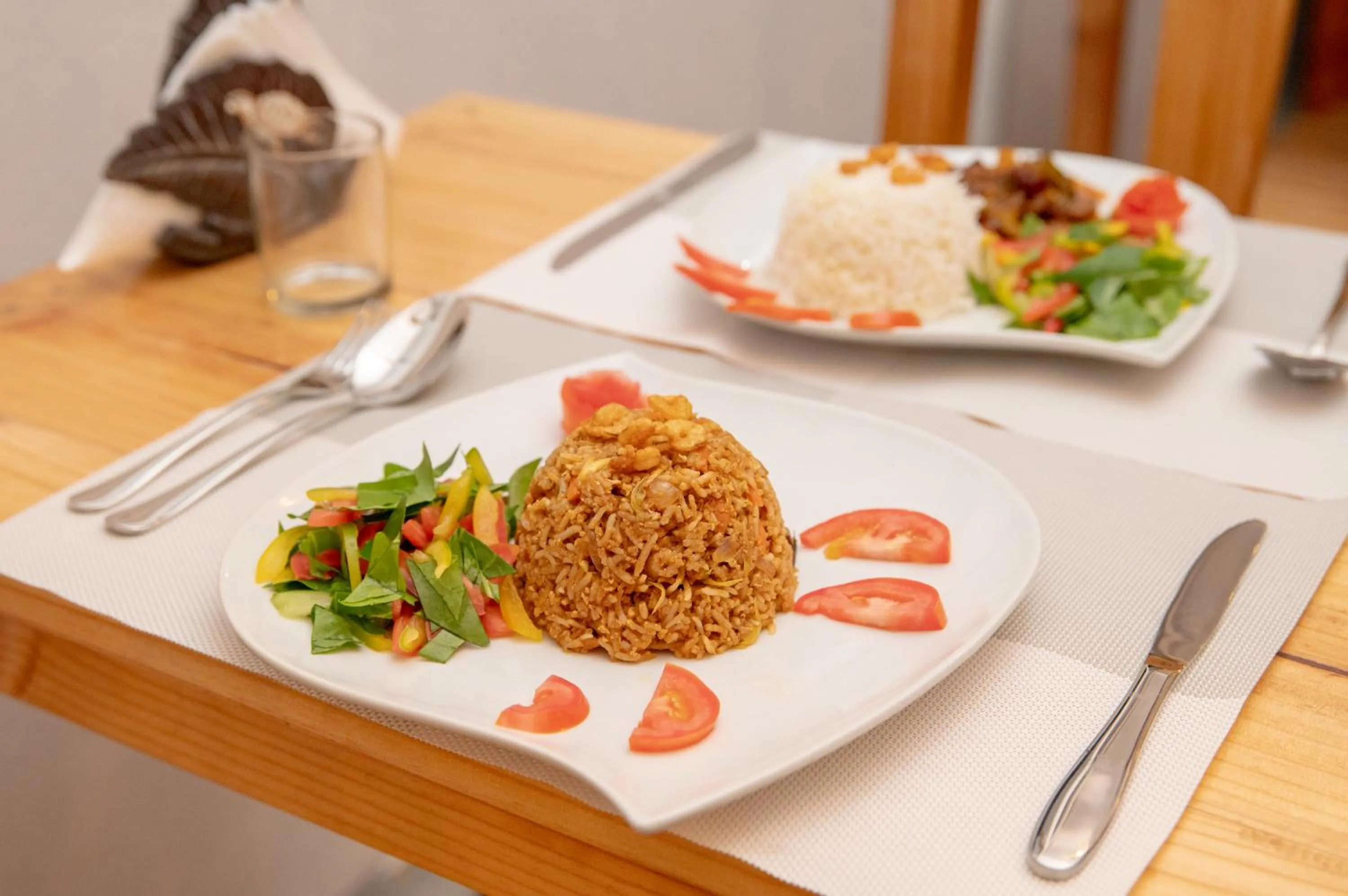 Food close-up in Biosphere Inn