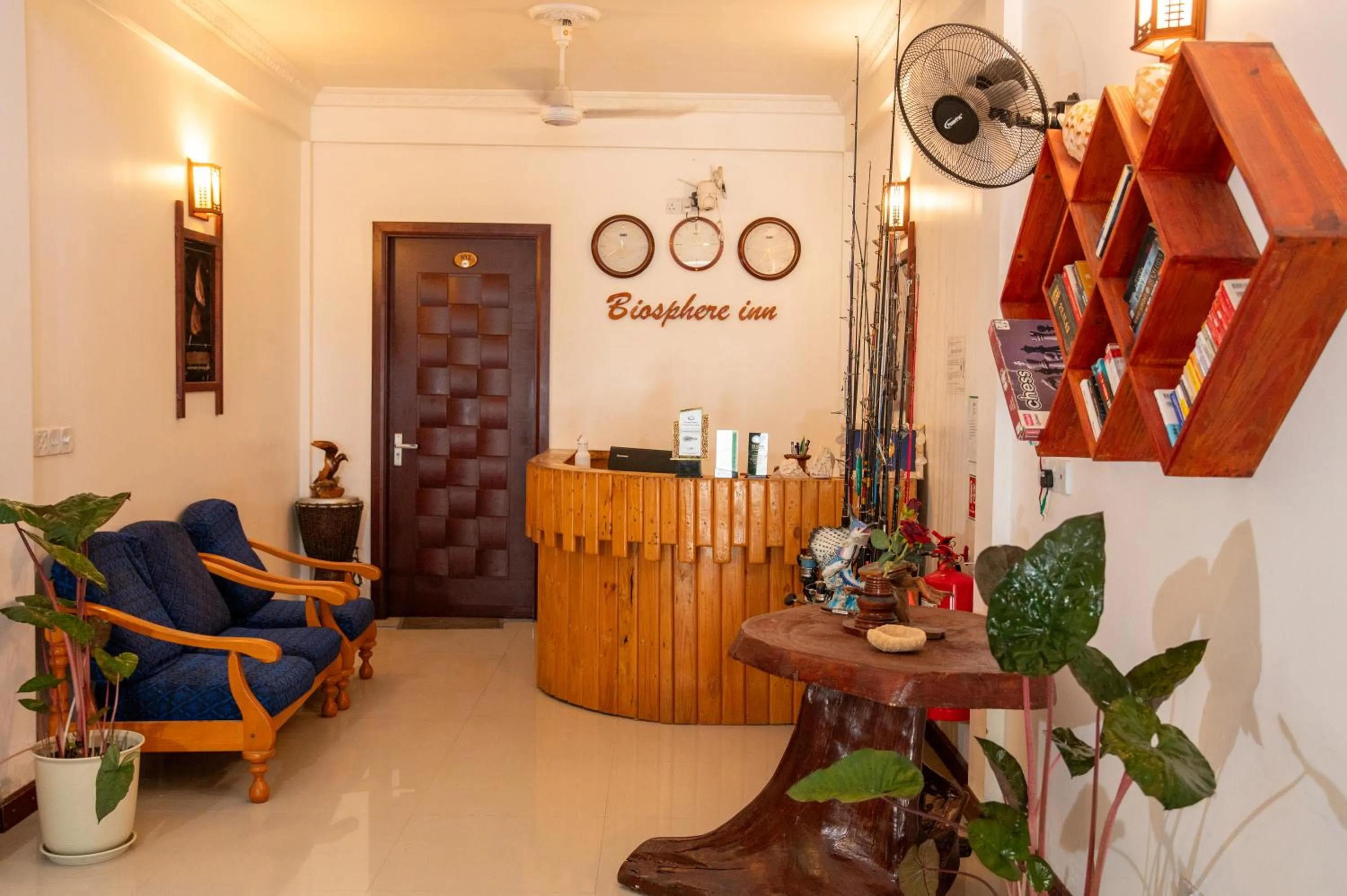 Lobby or reception in Biosphere Inn