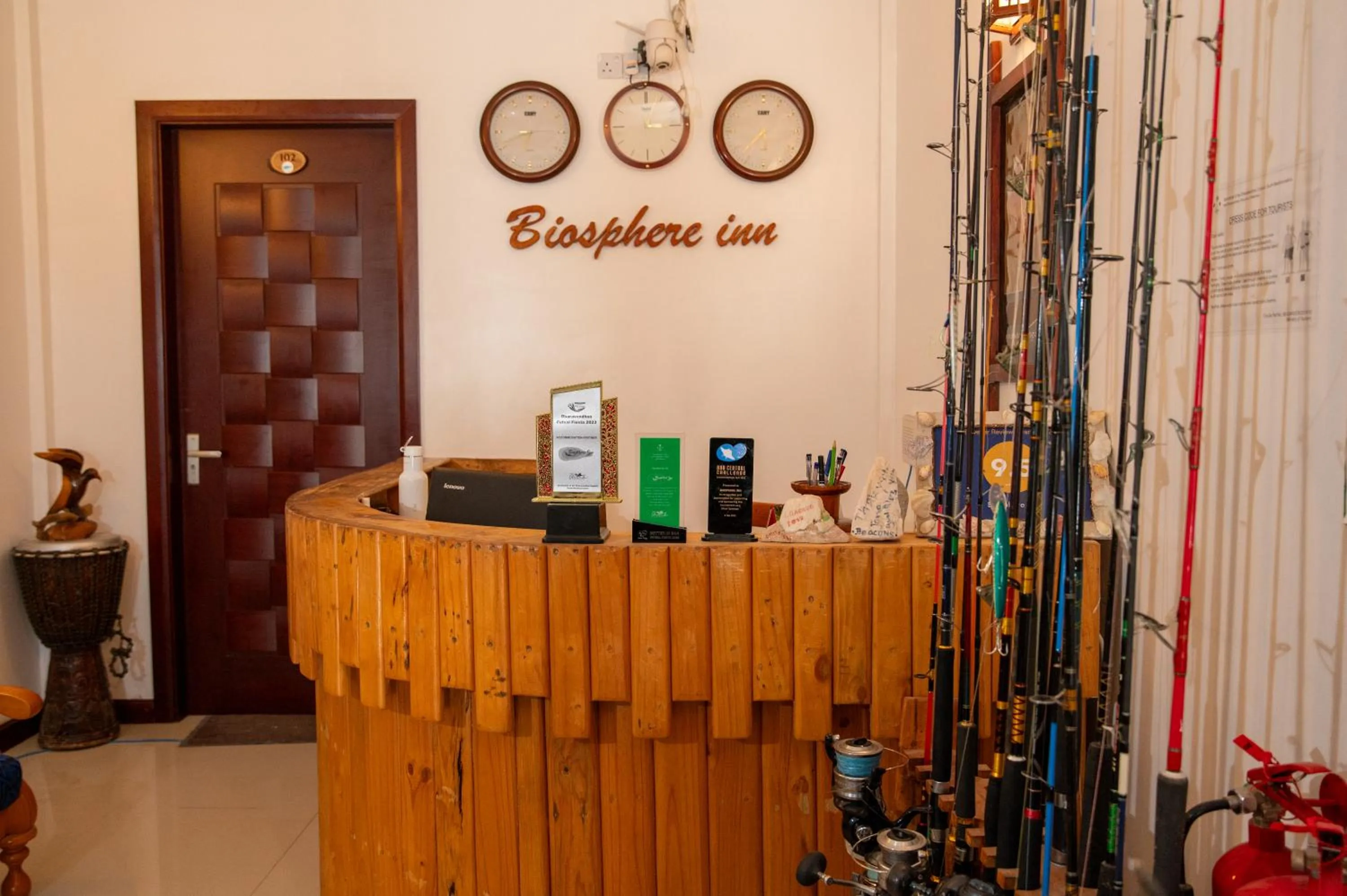 Lobby or reception in Biosphere Inn