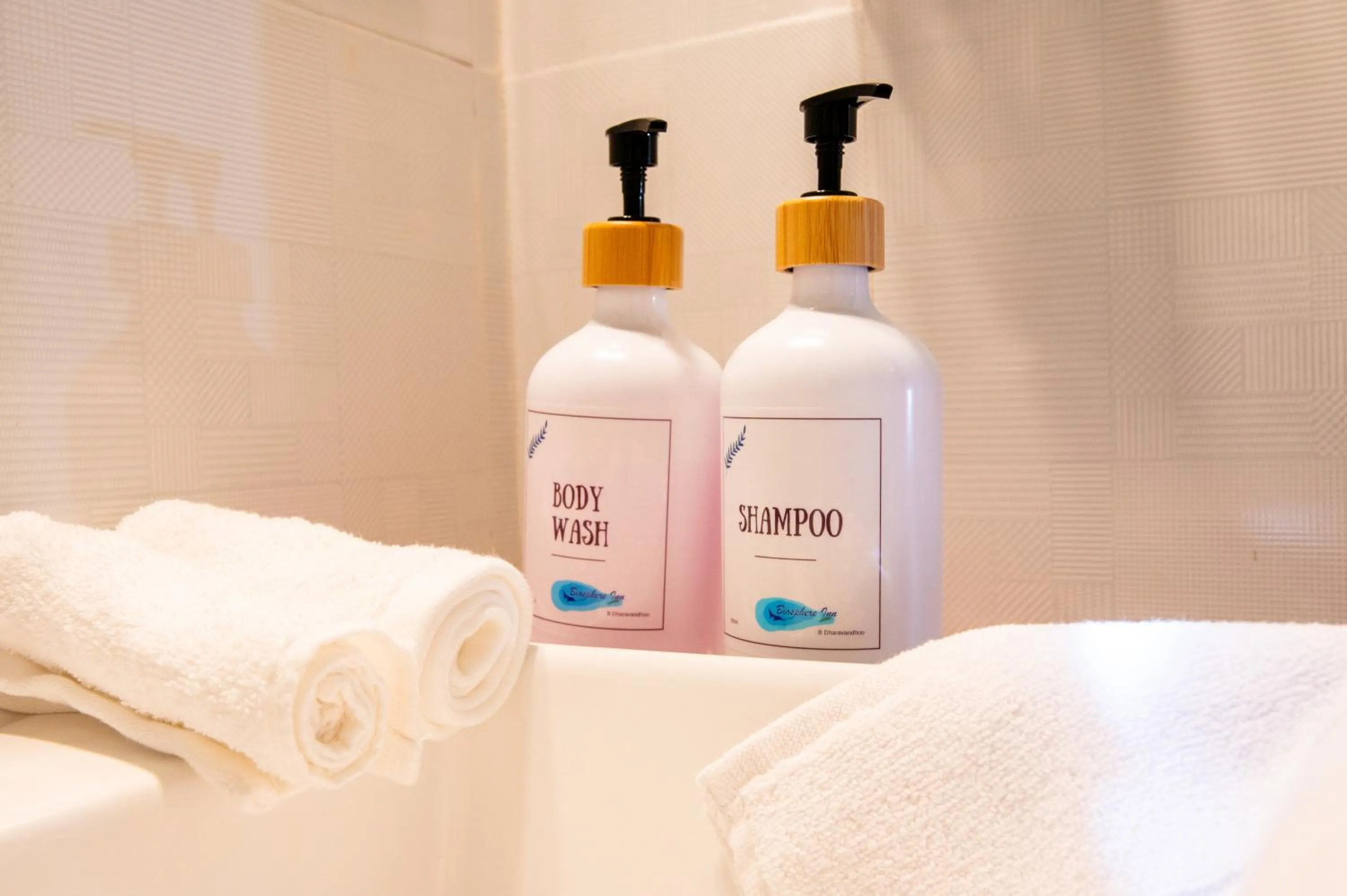 Bathroom in Biosphere Inn