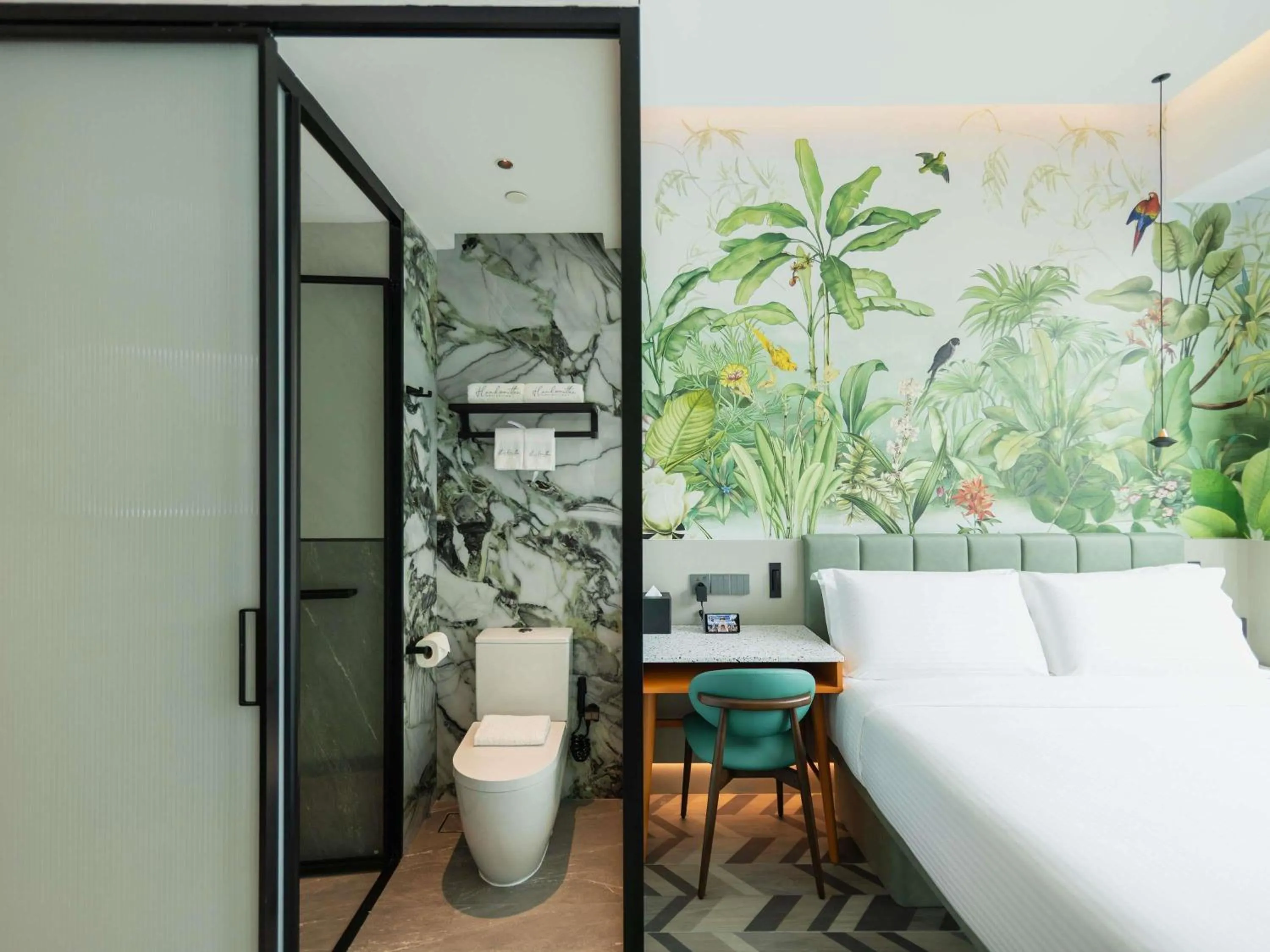 Bedroom, Bed in Hotel Waterloo Singapore - Handwritten Collection