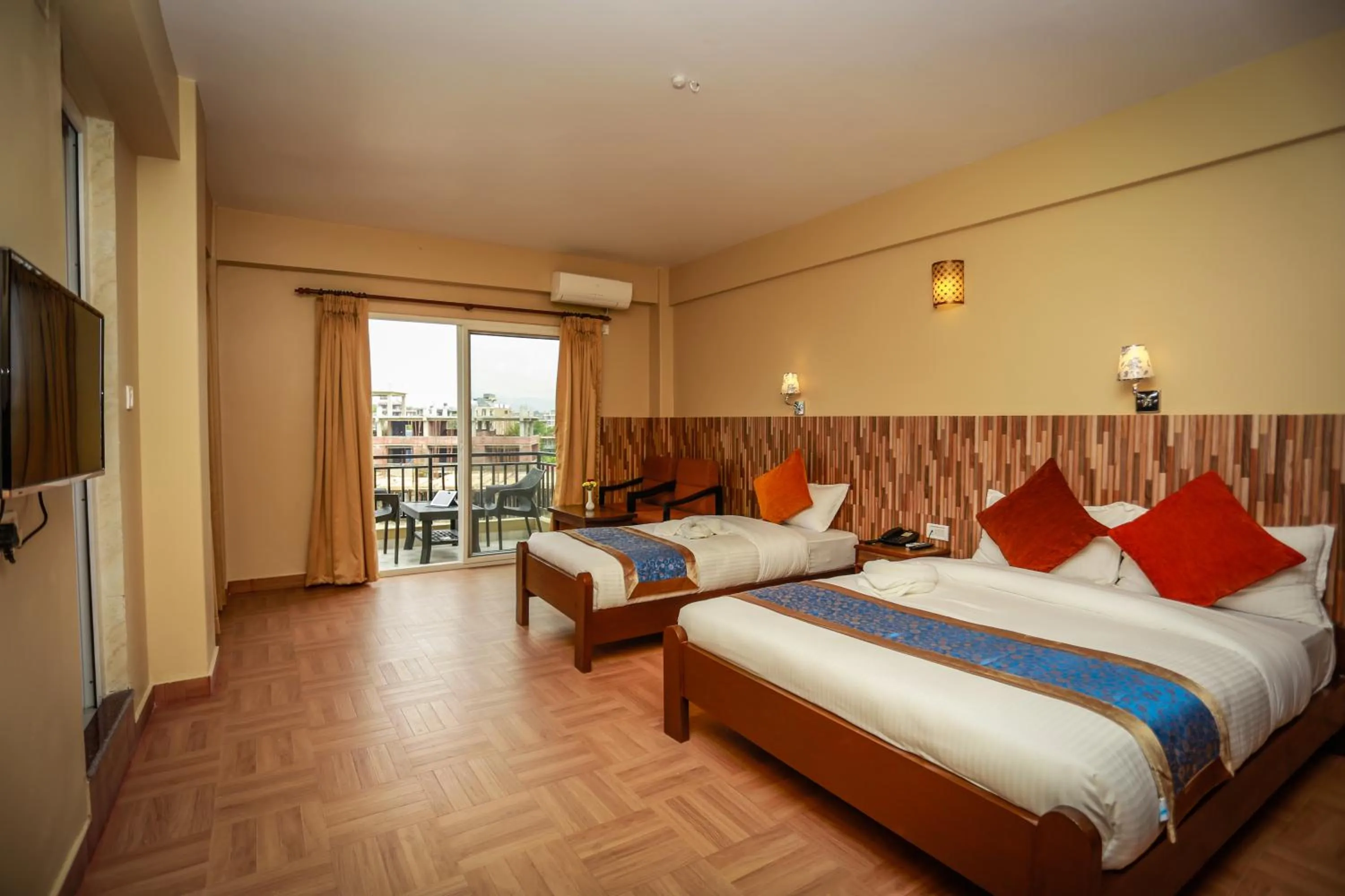 Bedroom, Bed in Pokhara Choice Inn