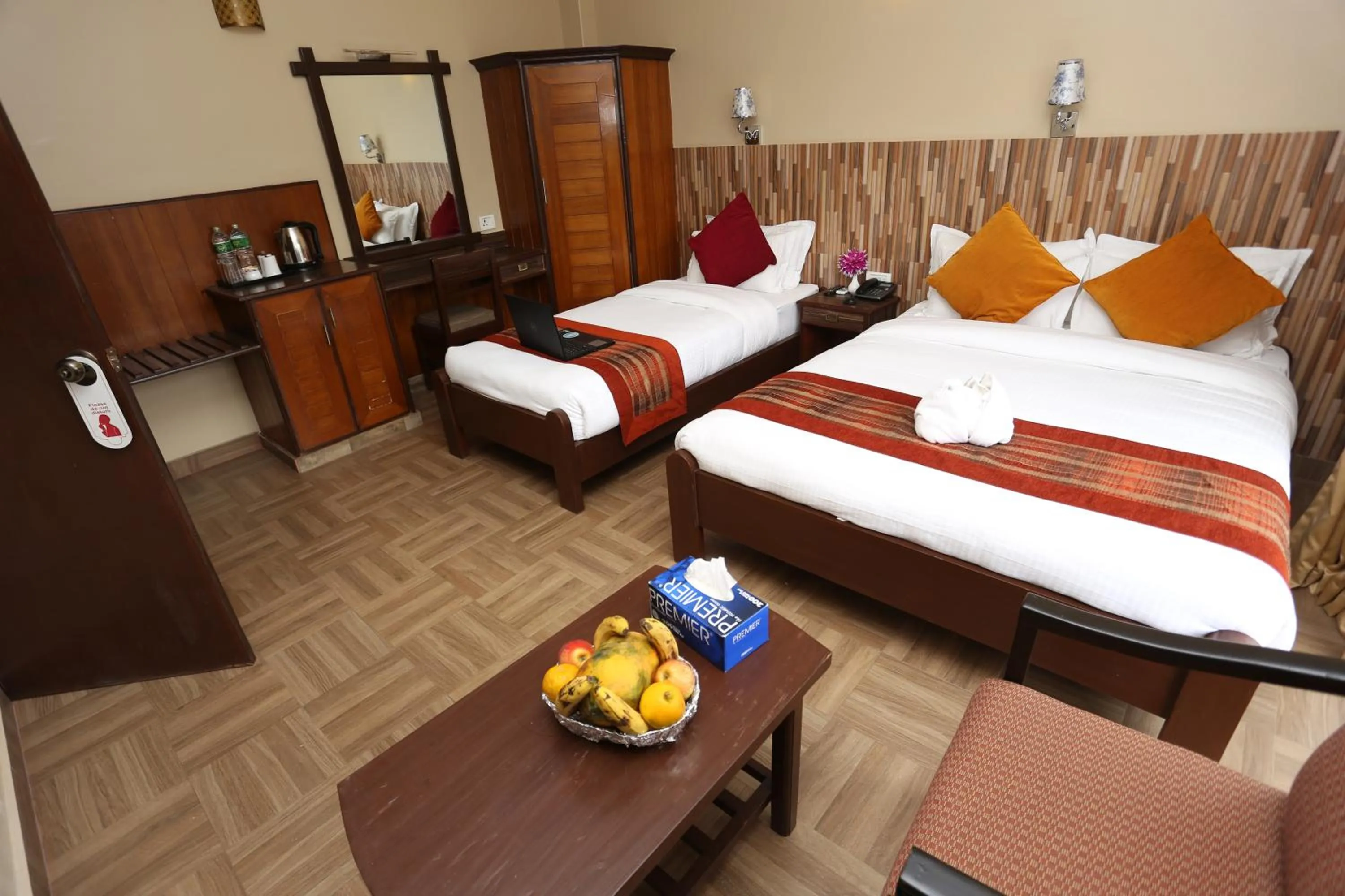 Bedroom, Bed in Pokhara Choice Inn