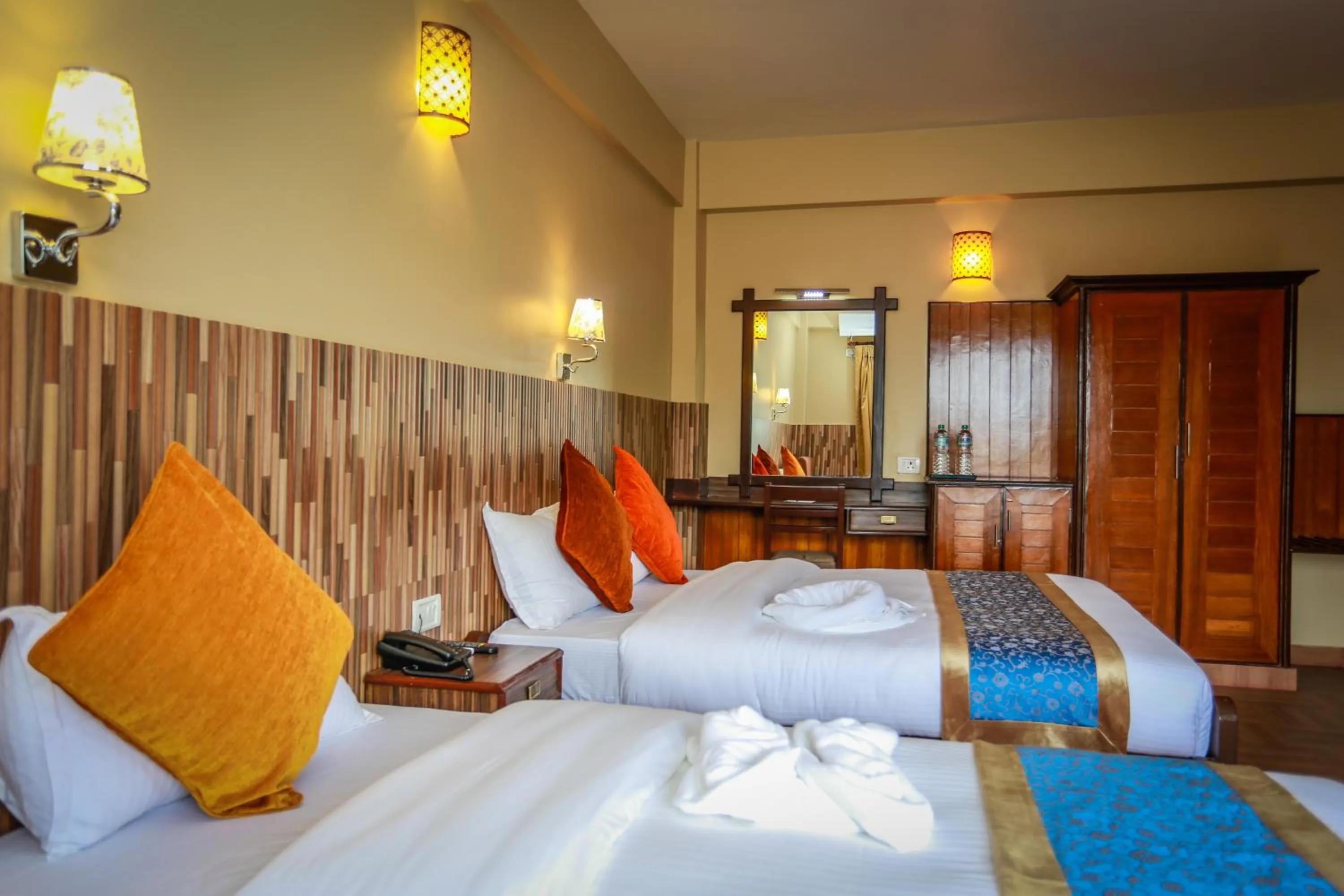 Bedroom, Bed in Pokhara Choice Inn