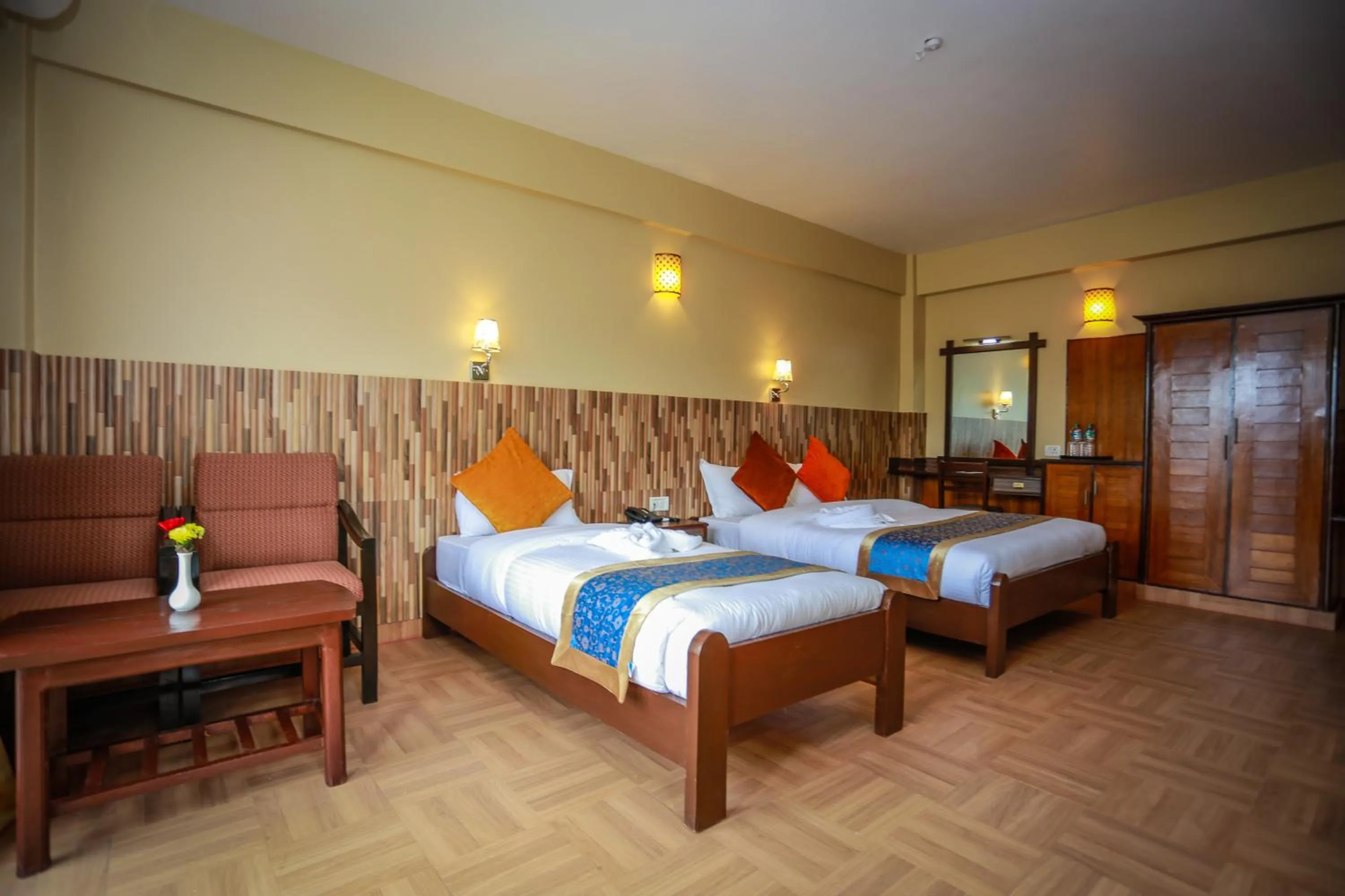 Bedroom, Bed in Pokhara Choice Inn