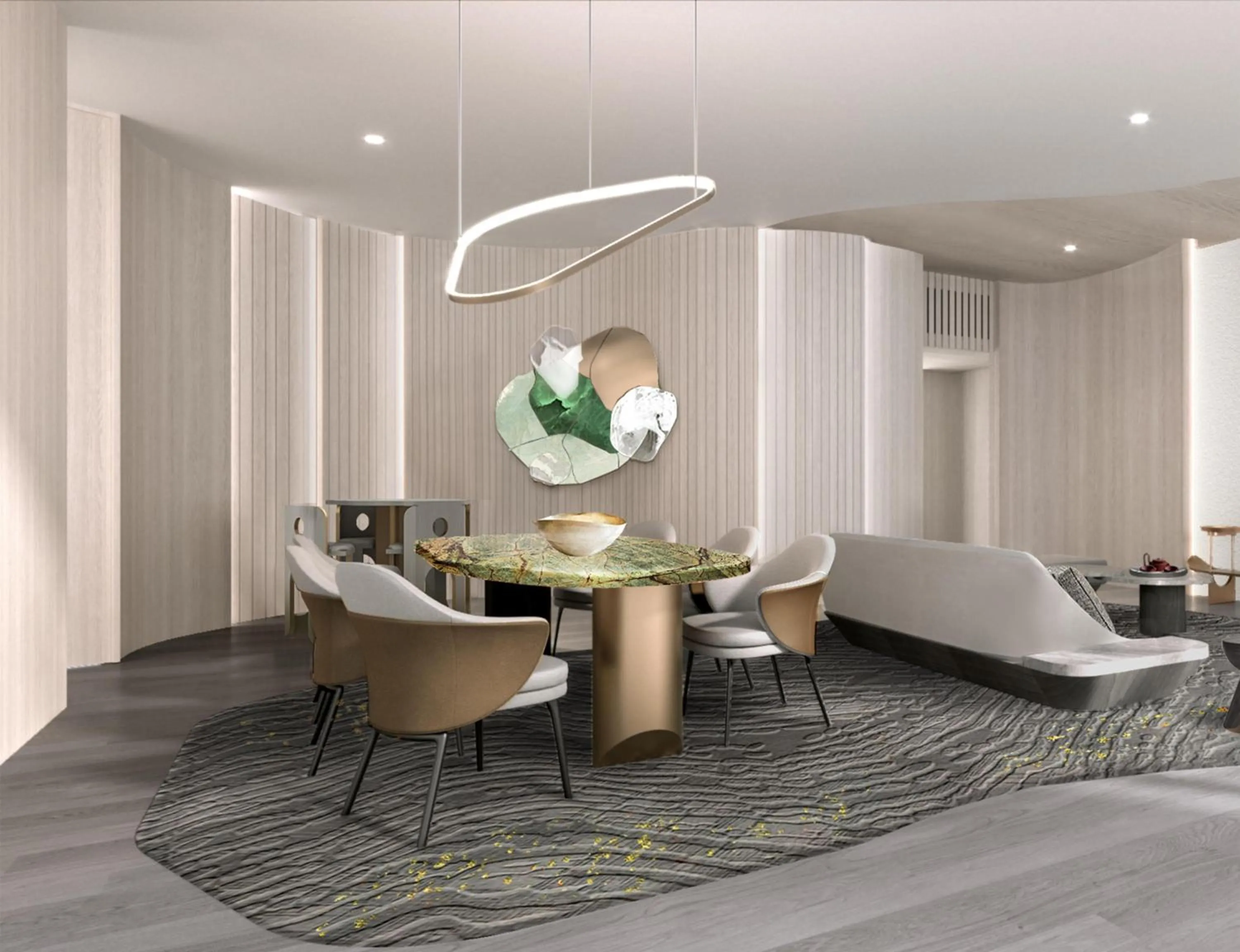 Living room in The Reserve Hotel Luoyang, Curio Collection By Hilton