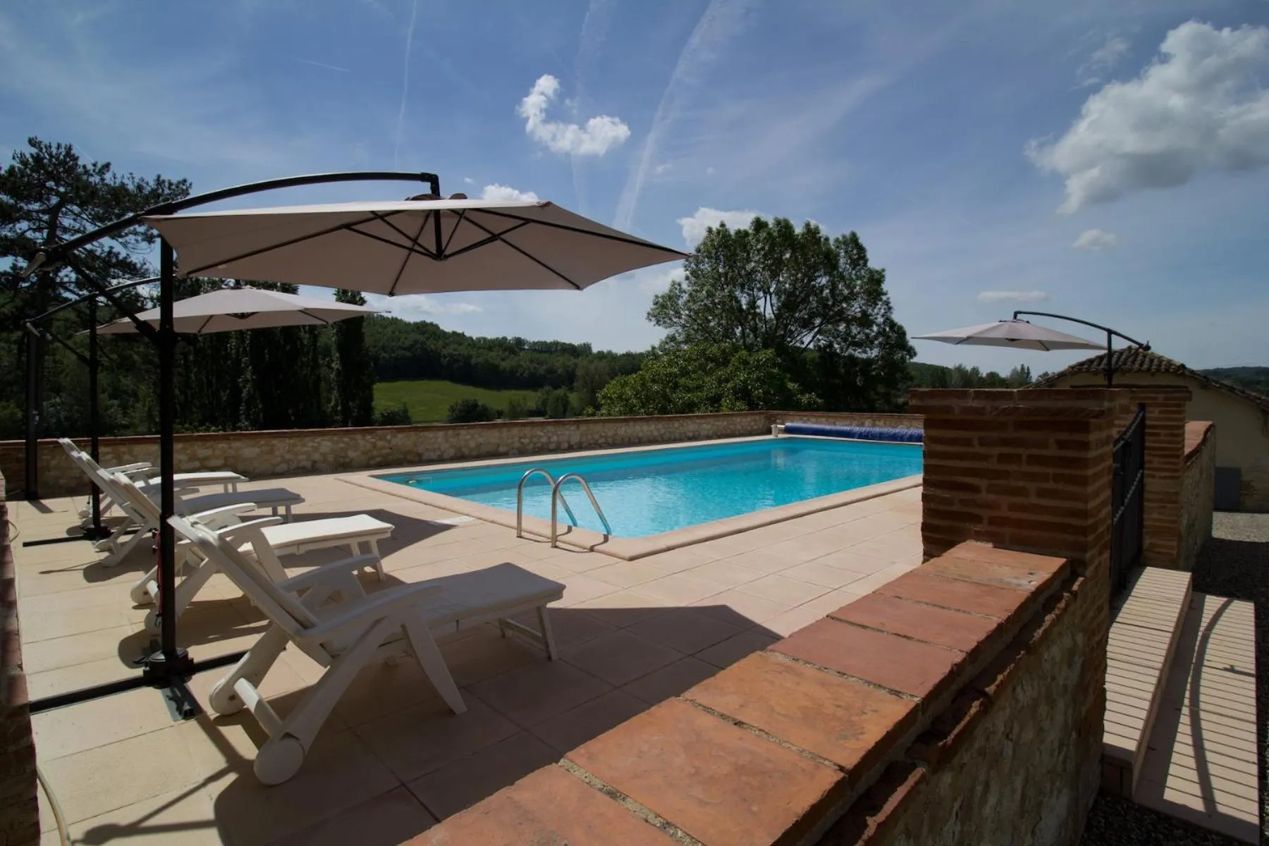 Pool view in Le Farat Bed & Breakfast