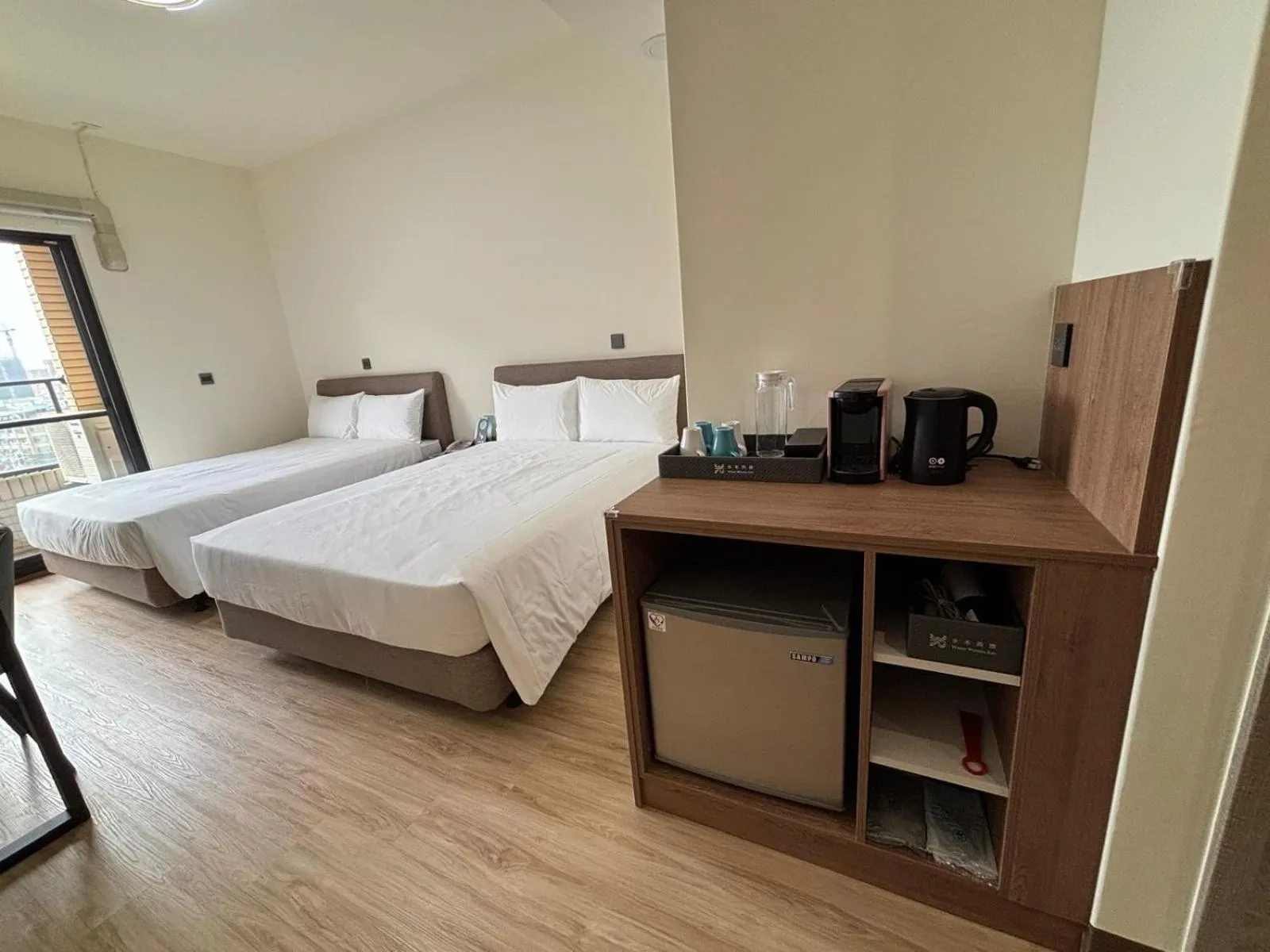 Bed in Water Woods Inn