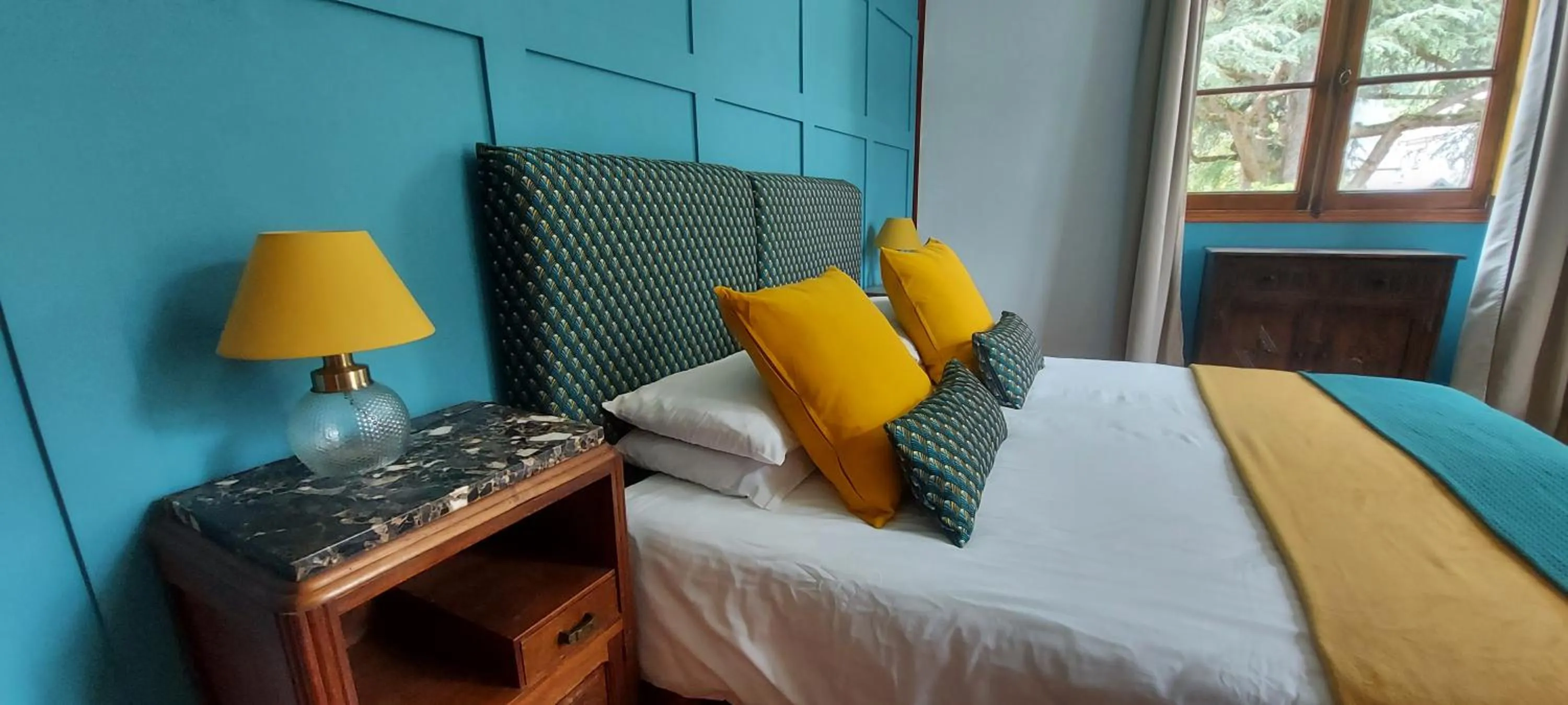 Bedroom, Bed in Villa Gracieuse