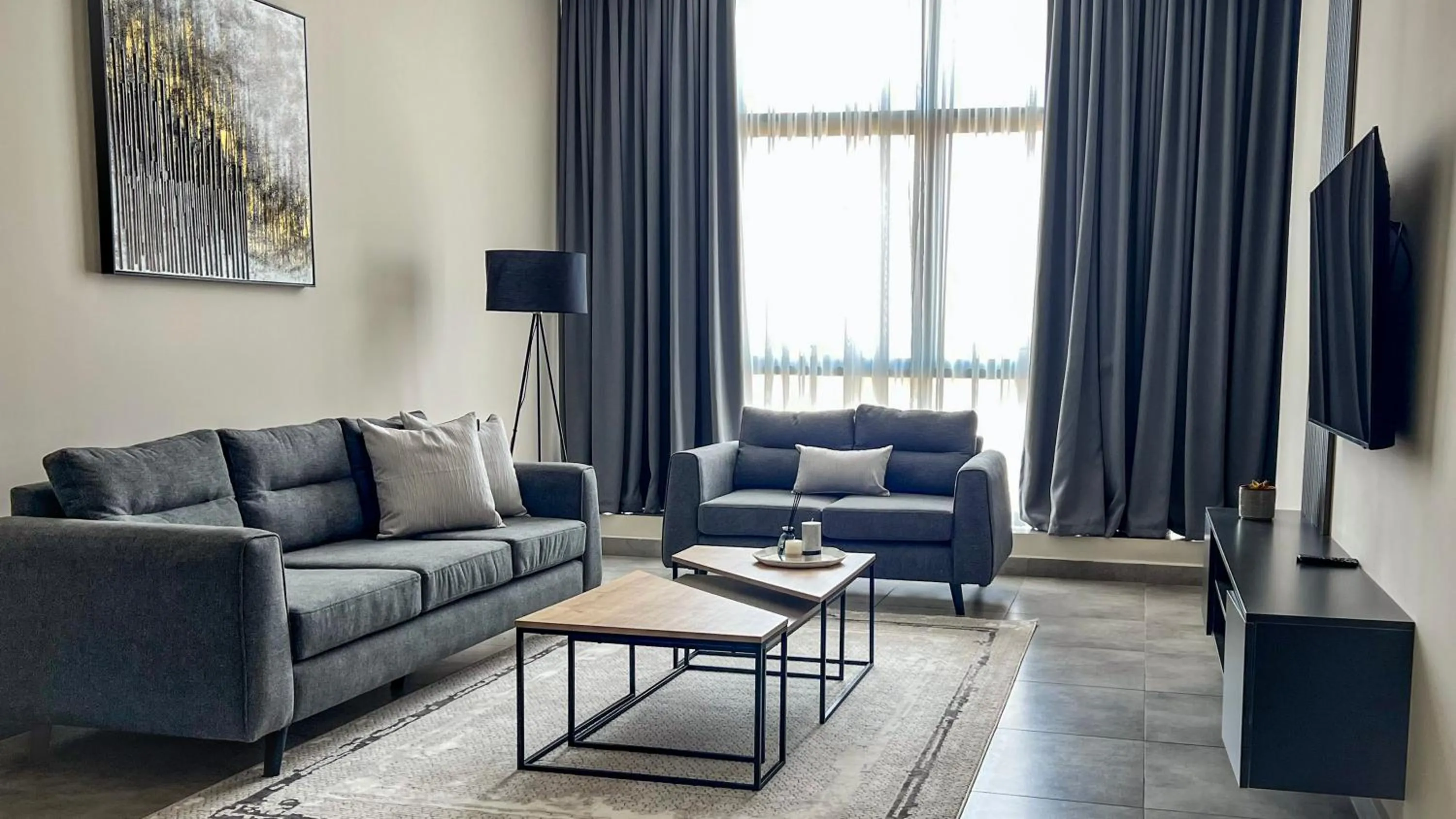 Living room in Anthonian Suites