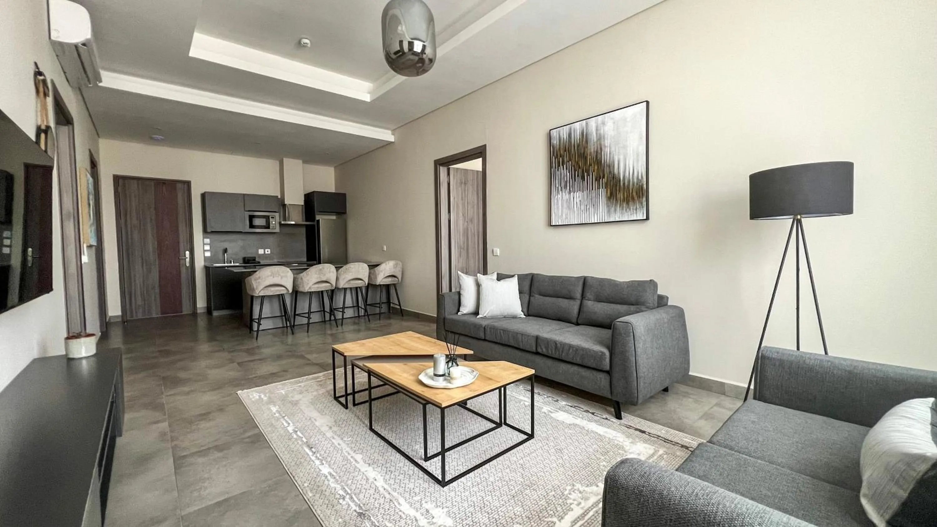 Kitchen or kitchenette in Anthonian Suites