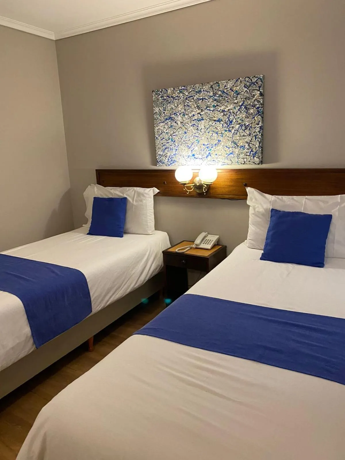 Bed in Hotel Concorde