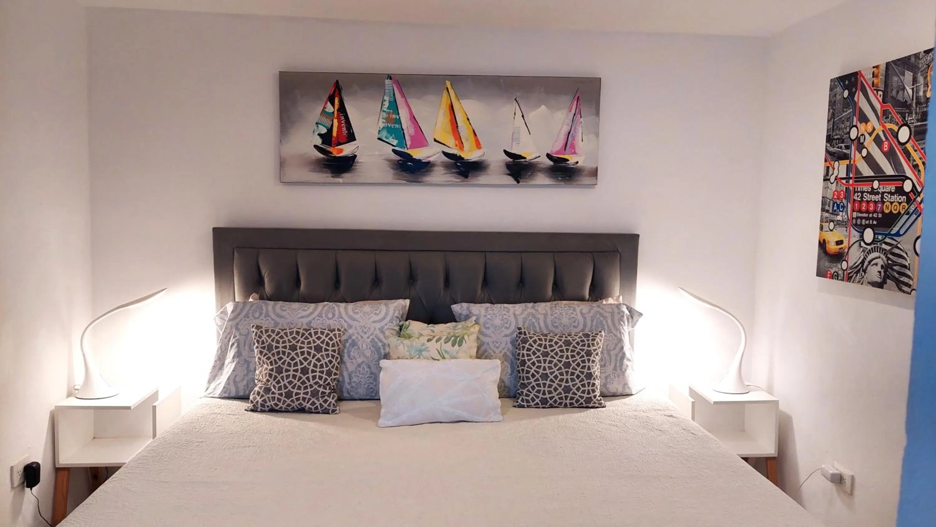 Bed in La Villa du Golf à Cancun Hotel Boutique