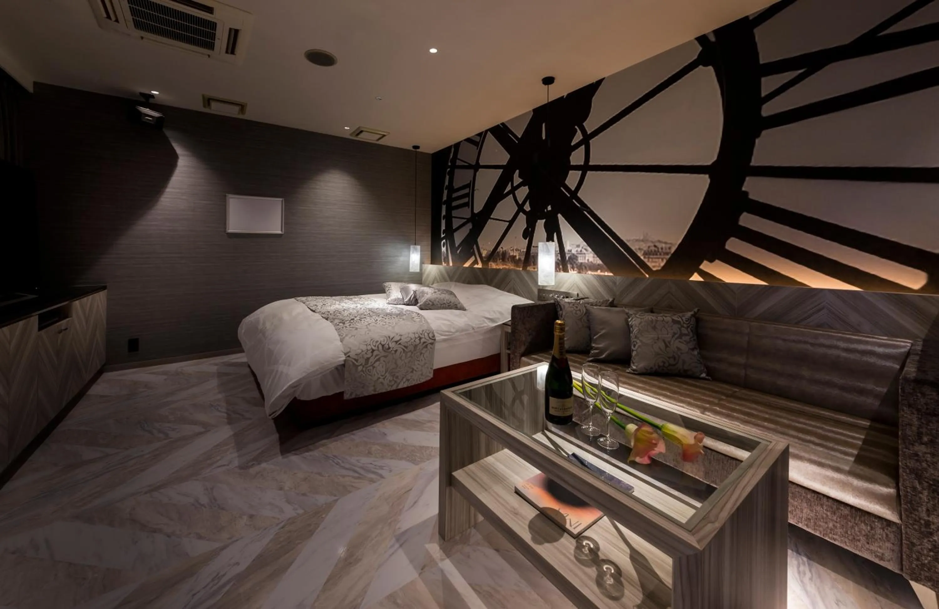 Photo of the whole room, Bed in HOTEL FINE - INTO THE PREMlUM -