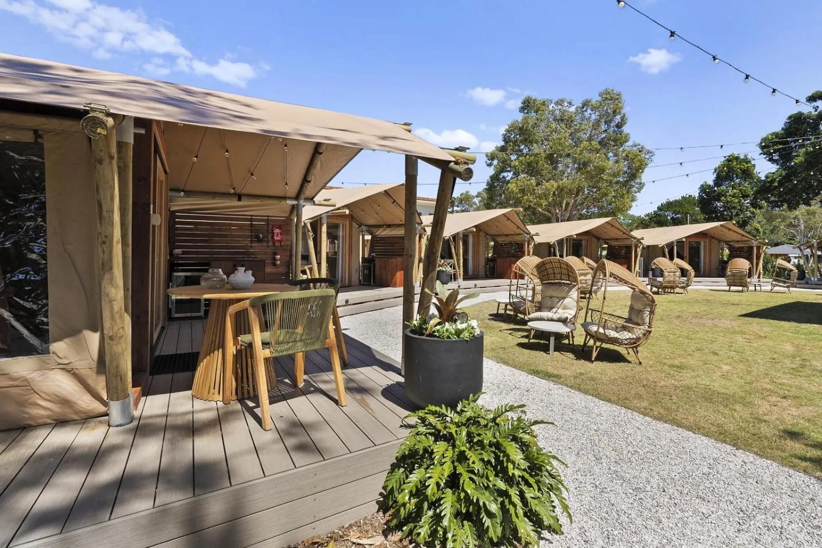 Patio in Ingenia Holidays Byron Bay